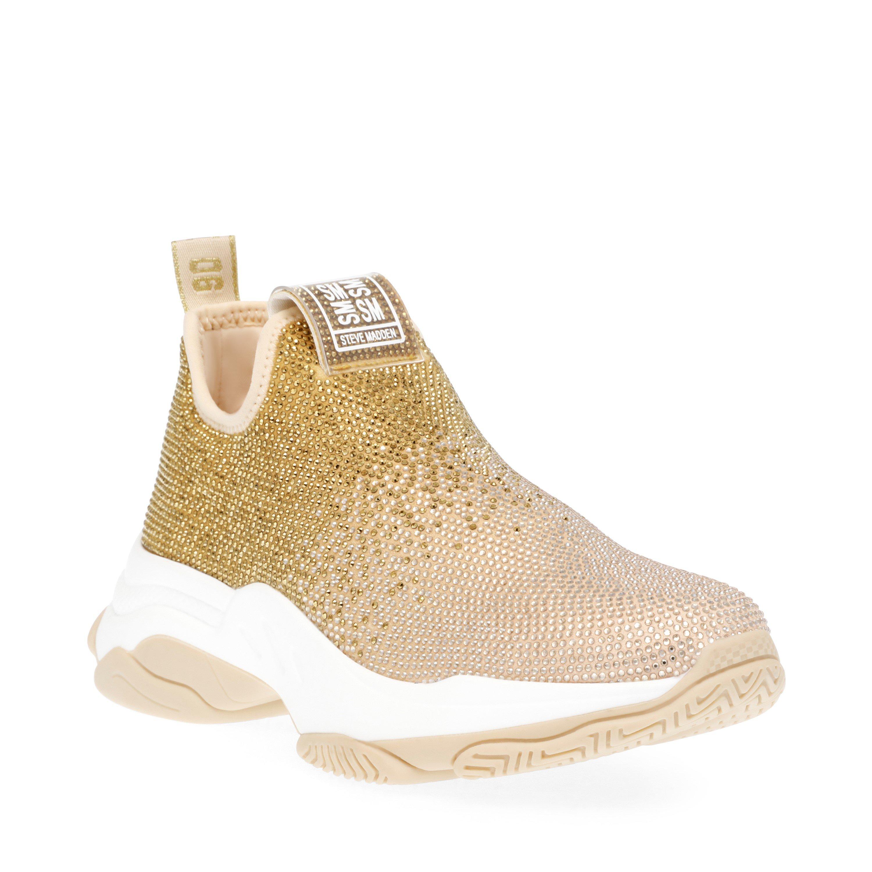 Gold - Steve Madden - Women's Mythical Sock Trainers - 2
