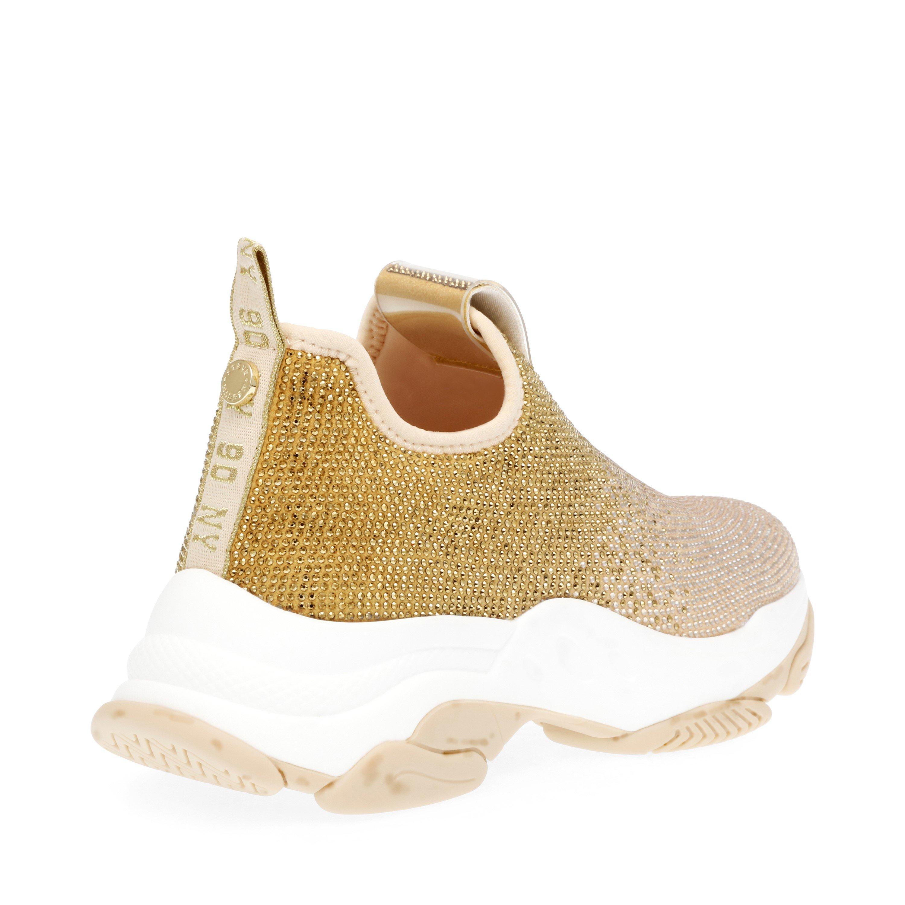 Gold - Steve Madden - Women's Mythical Sock Trainers - 3