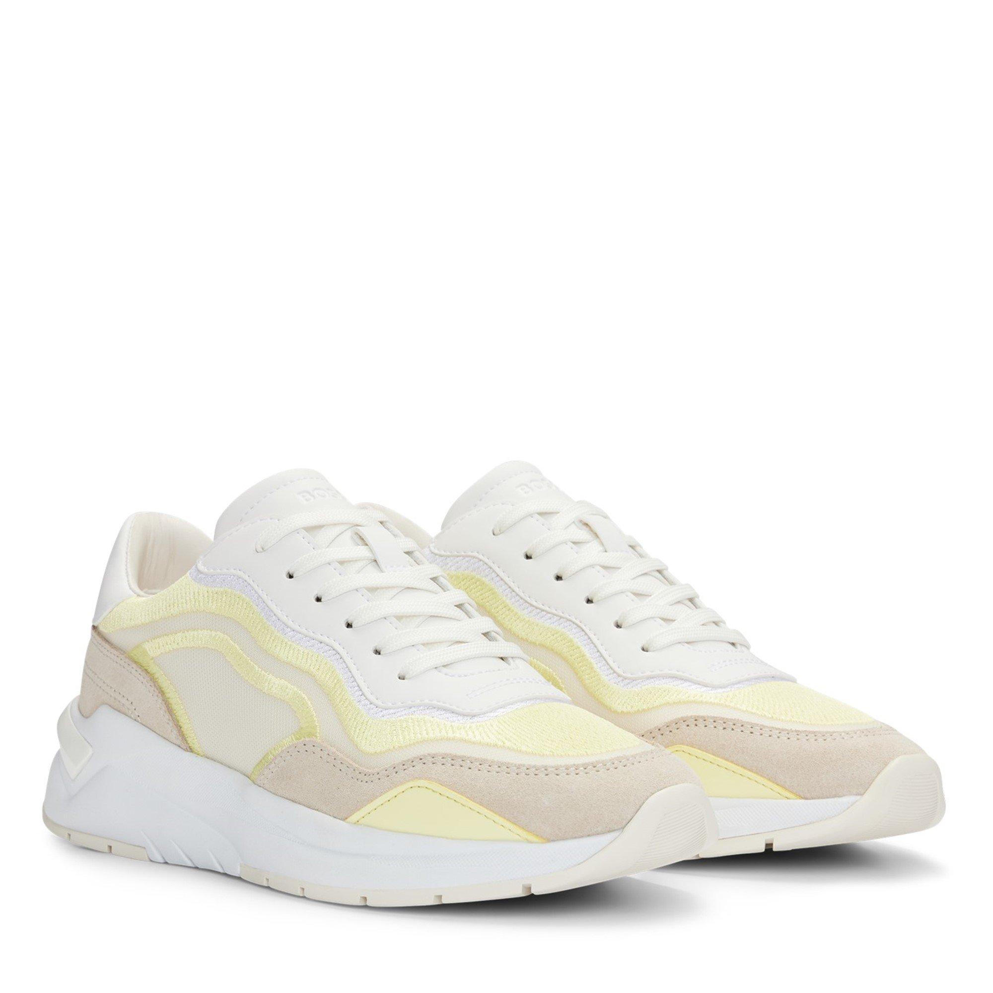 Open White - Boss - Women's Skylar Chunky Trainers - 4