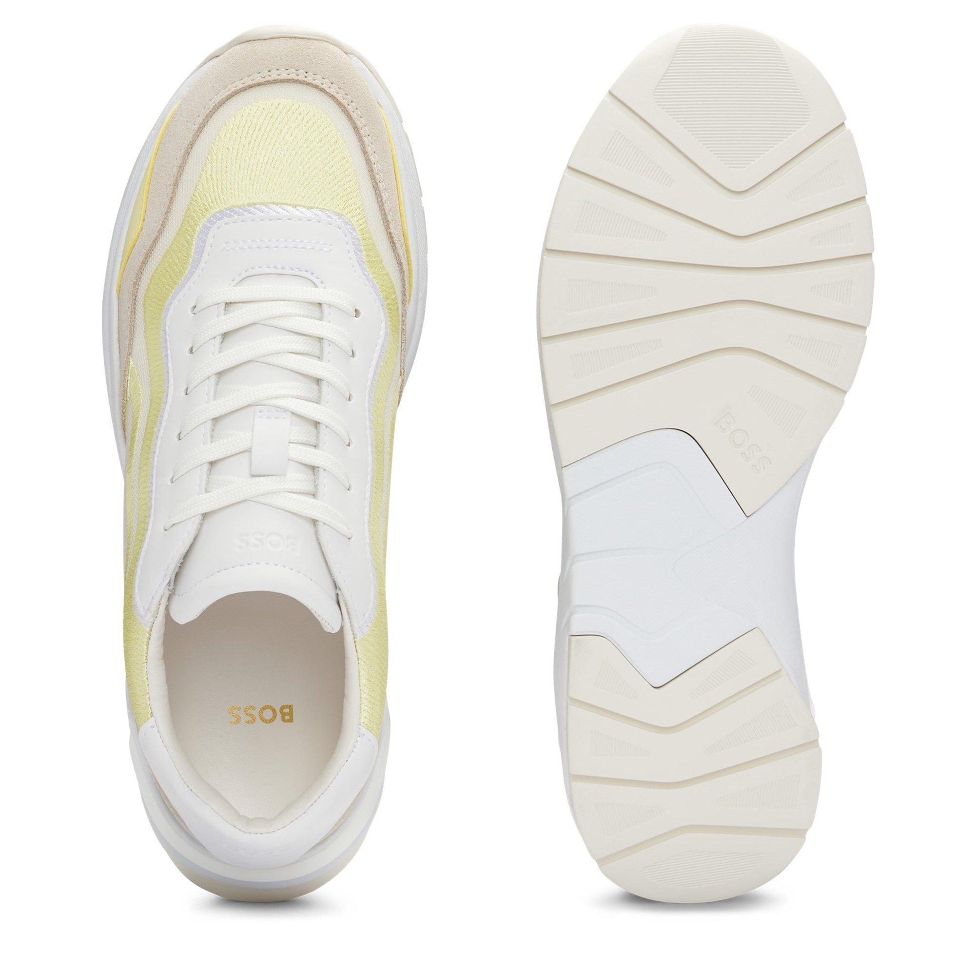 Open White - Boss - Women's Skylar Chunky Trainers - 6
