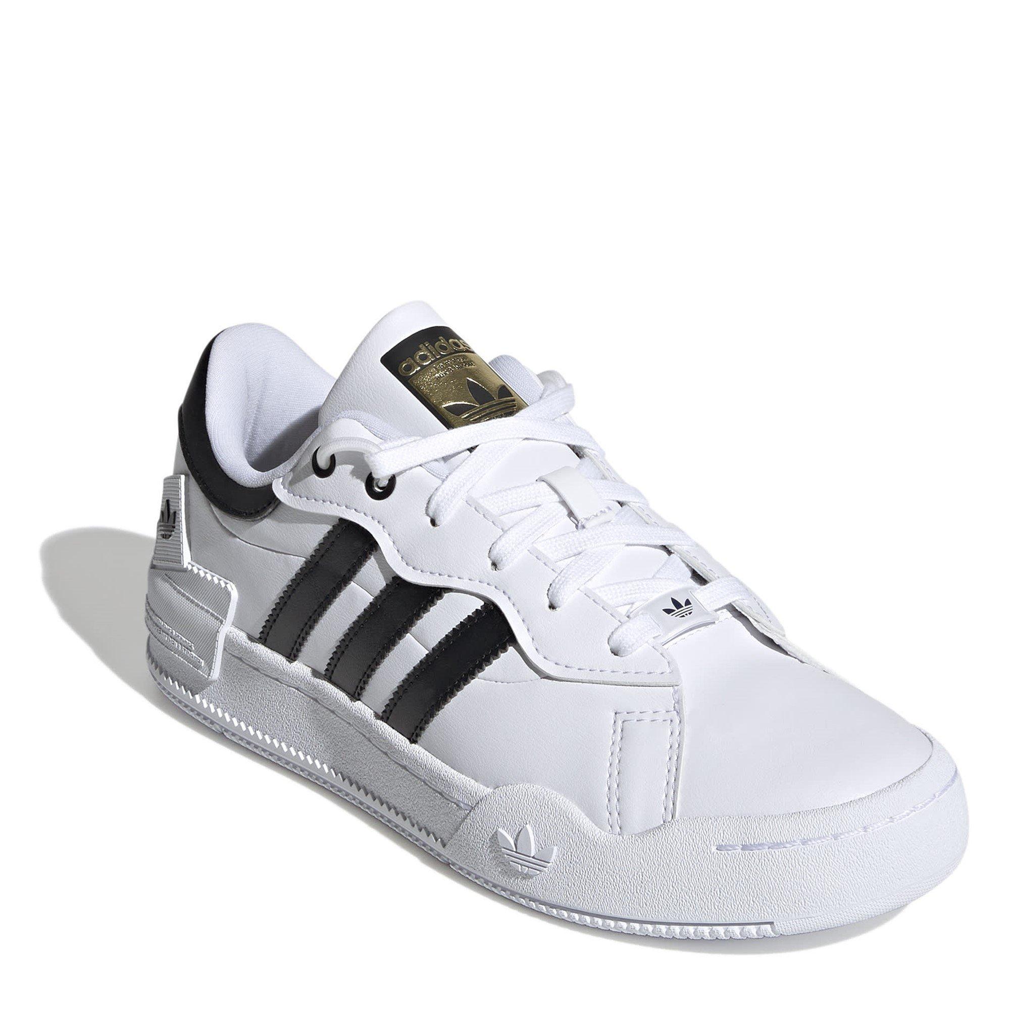 Ftwwht/Cblack - adidas Originals - Rey Galle Low-Top Trainers - 3