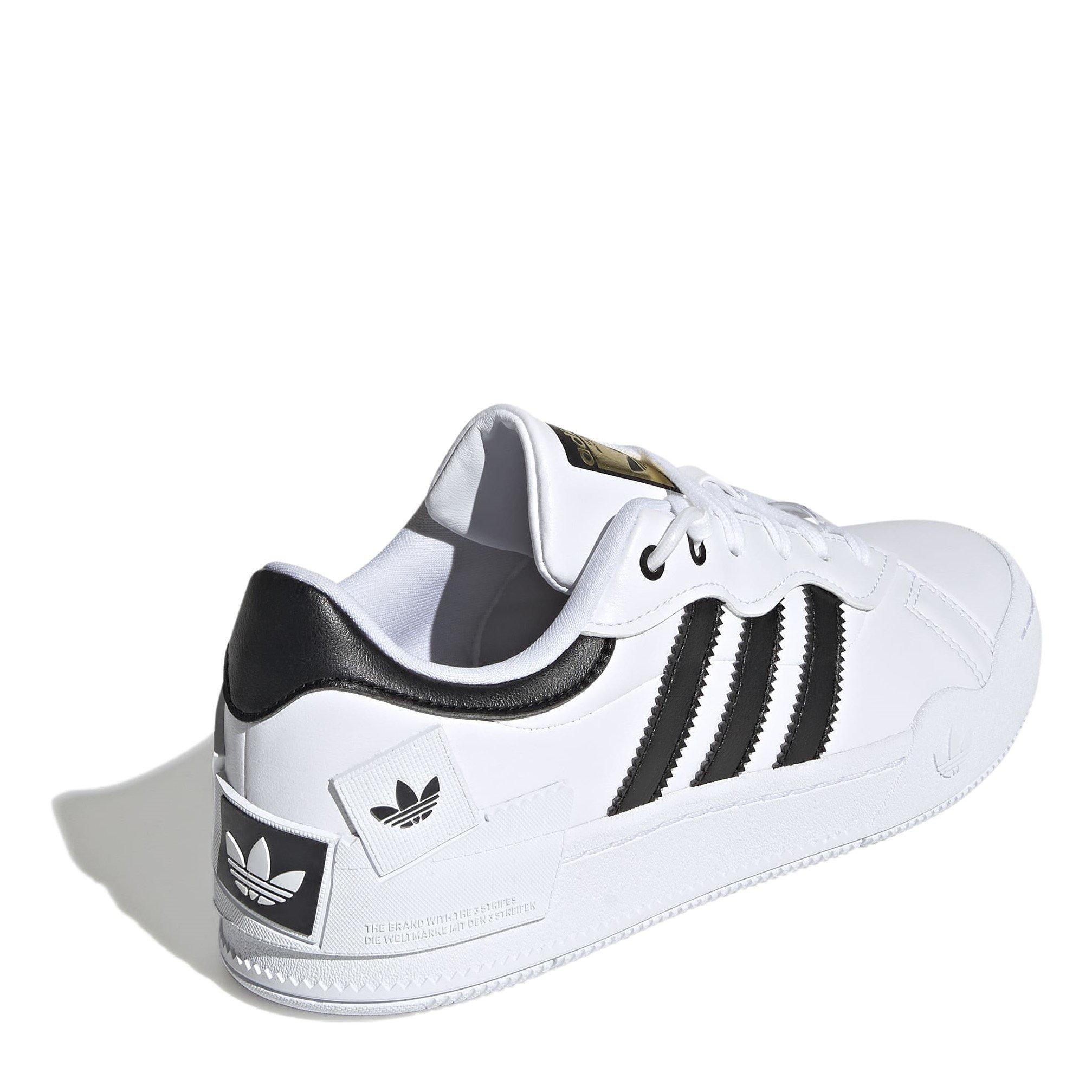 Ftwwht/Cblack - adidas Originals - Rey Galle Low-Top Trainers - 4