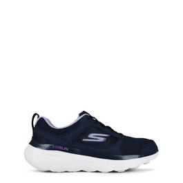 Skechers Skechers Athletic Mesh Lace Up W Leather Ove Low-Top Trainers Womens