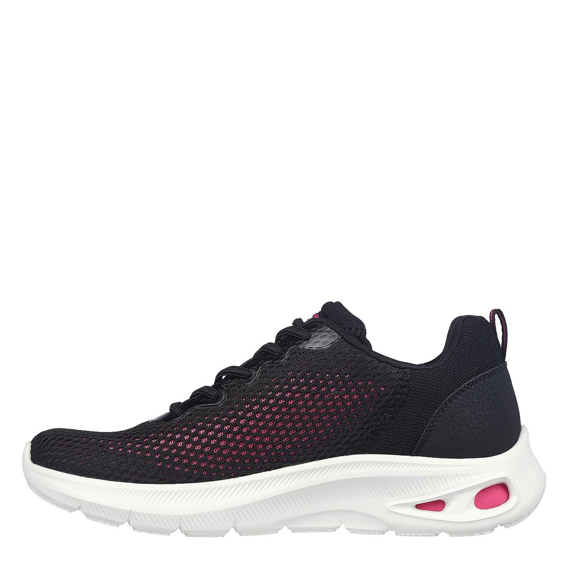 Black/Hot Pink - Skechers - Bobs Unity Womens Shoes - 2