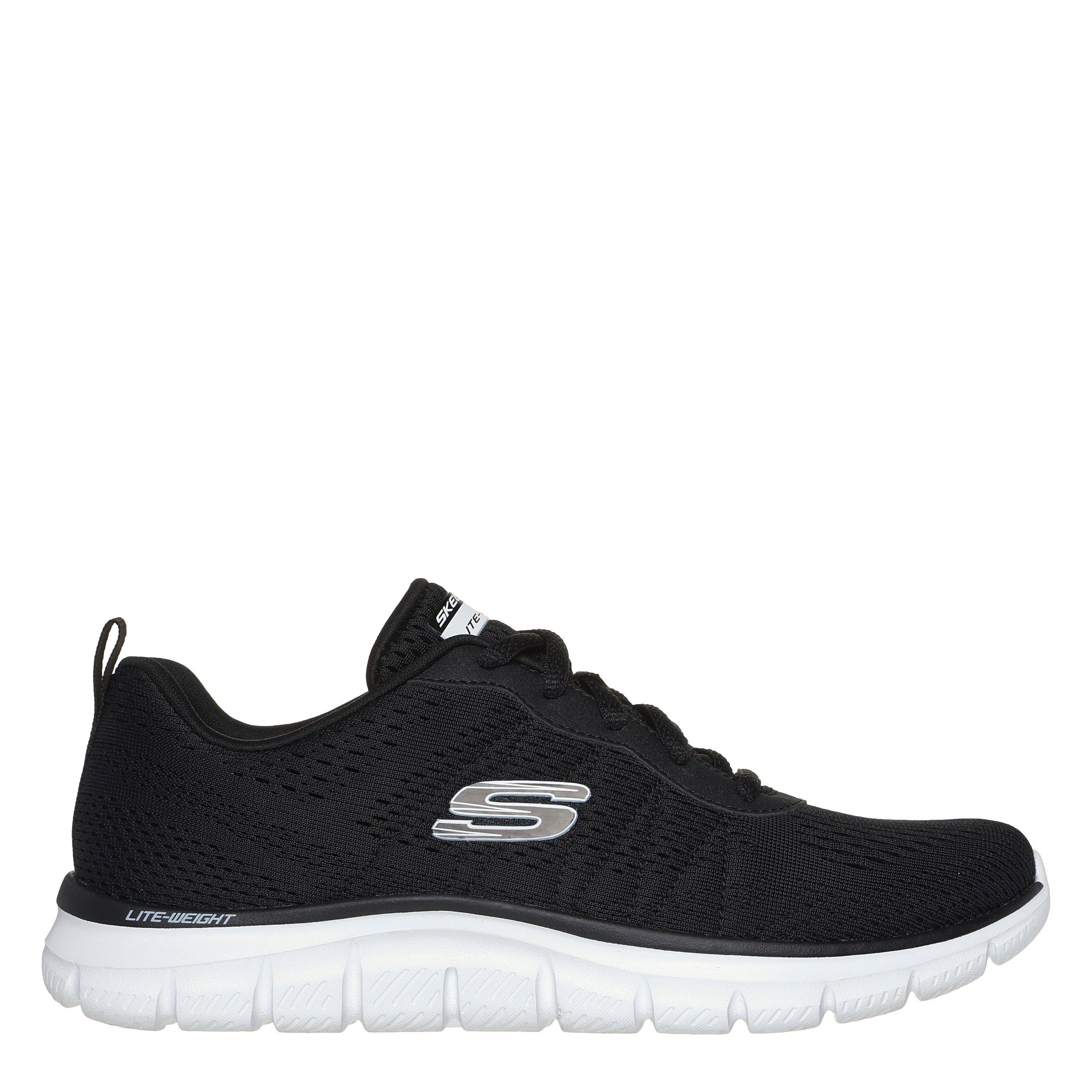 Black/White - Skechers - Track New Staple Runners Womens - 1