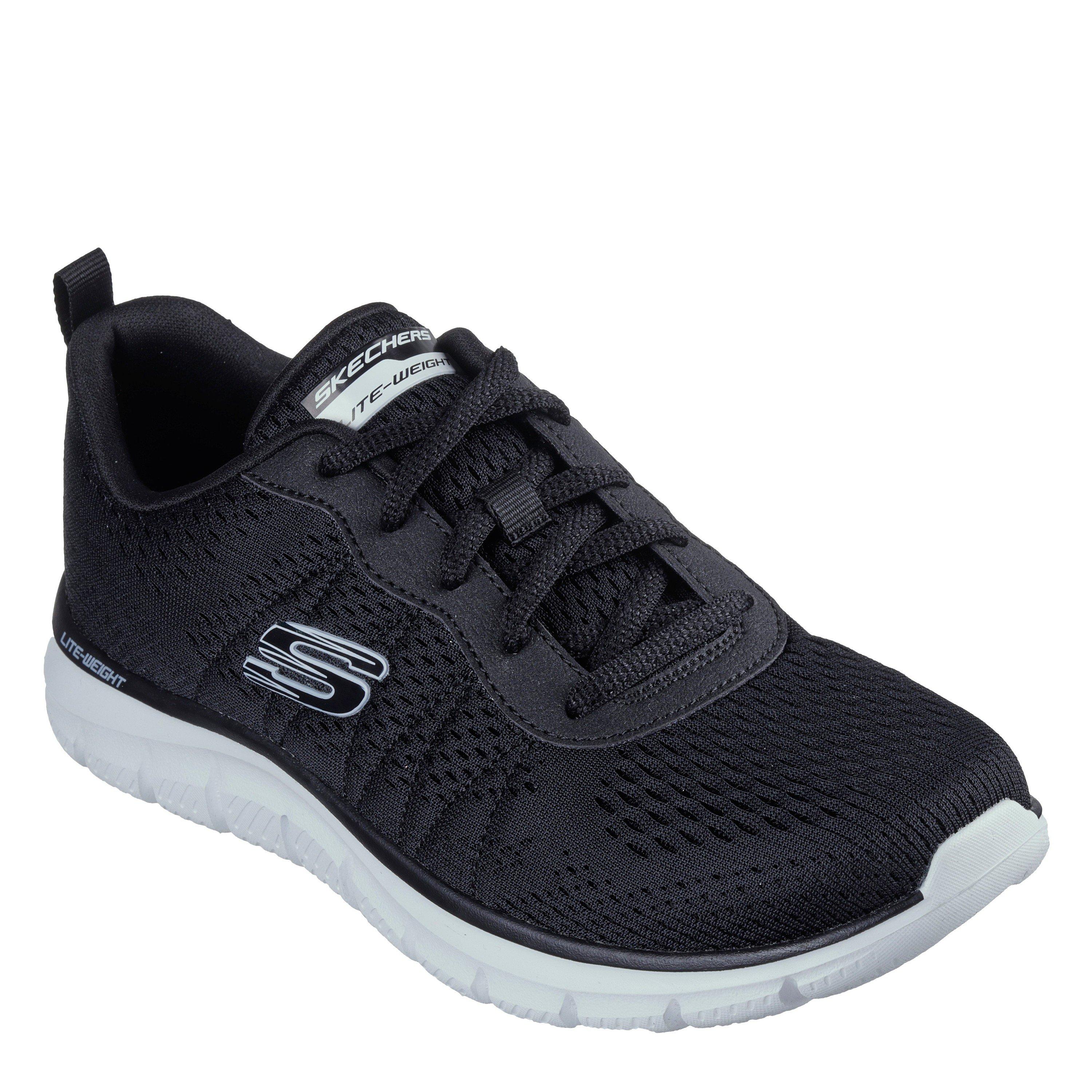 Black/White - Skechers - Track New Staple Runners Womens - 3