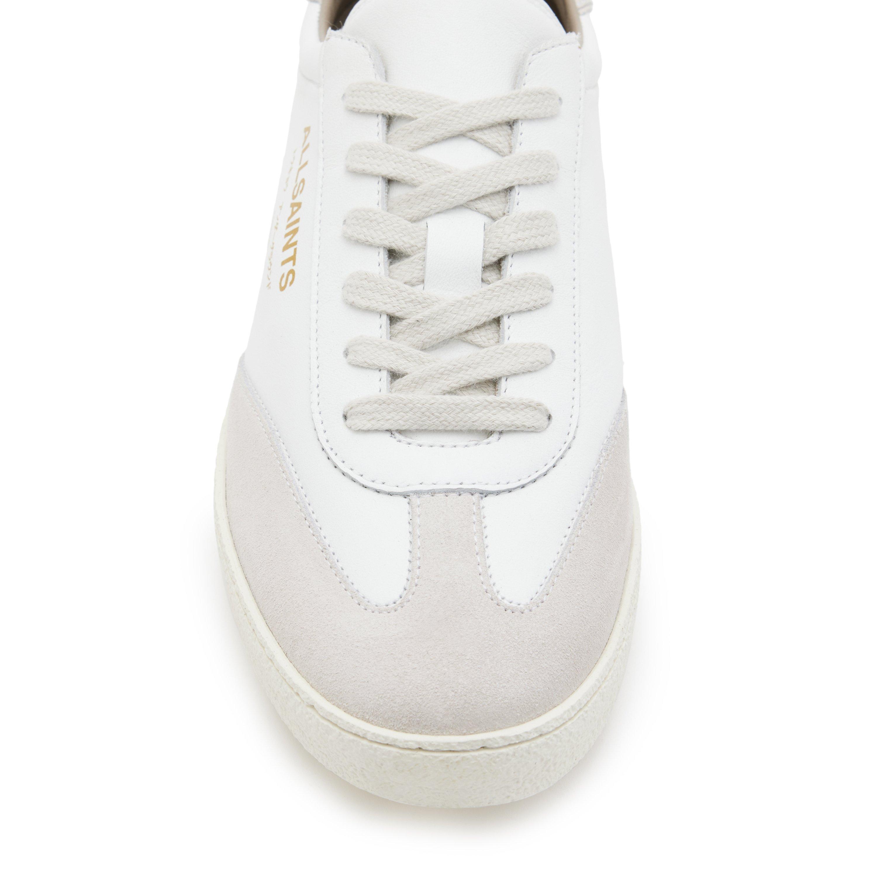 White - AllSaints - Women's Thelma Court Trainers - 2