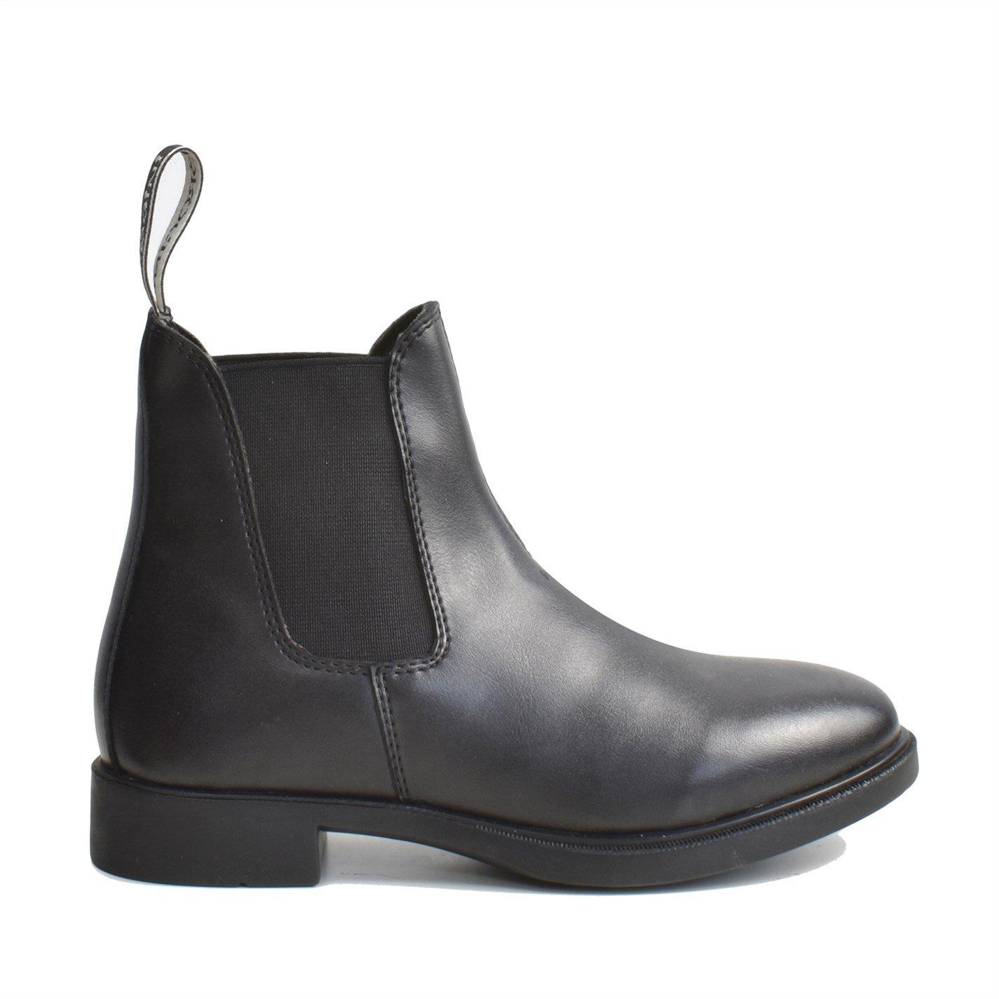 Black - Brogini - Boxwell Easy-Care Childs Synthetic Jodhpur Boots - 1