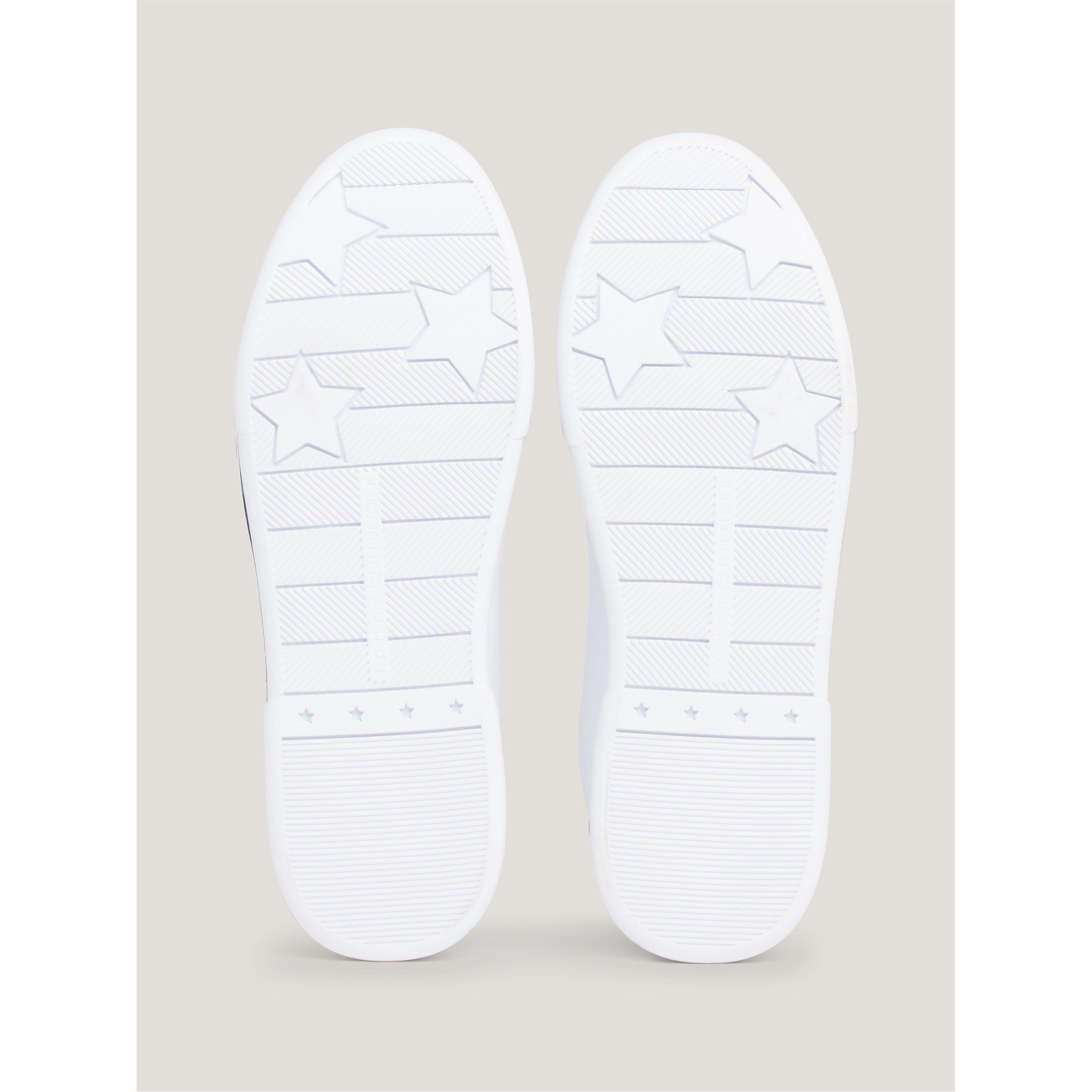 Wit - Tommy Hilfiger - Chique Court Sneakers - 6