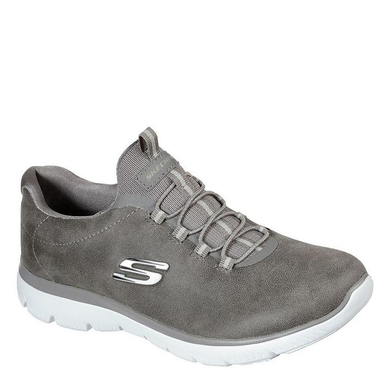 Taupe foncé - Skechers - Summits - Oh So Smooth - 1