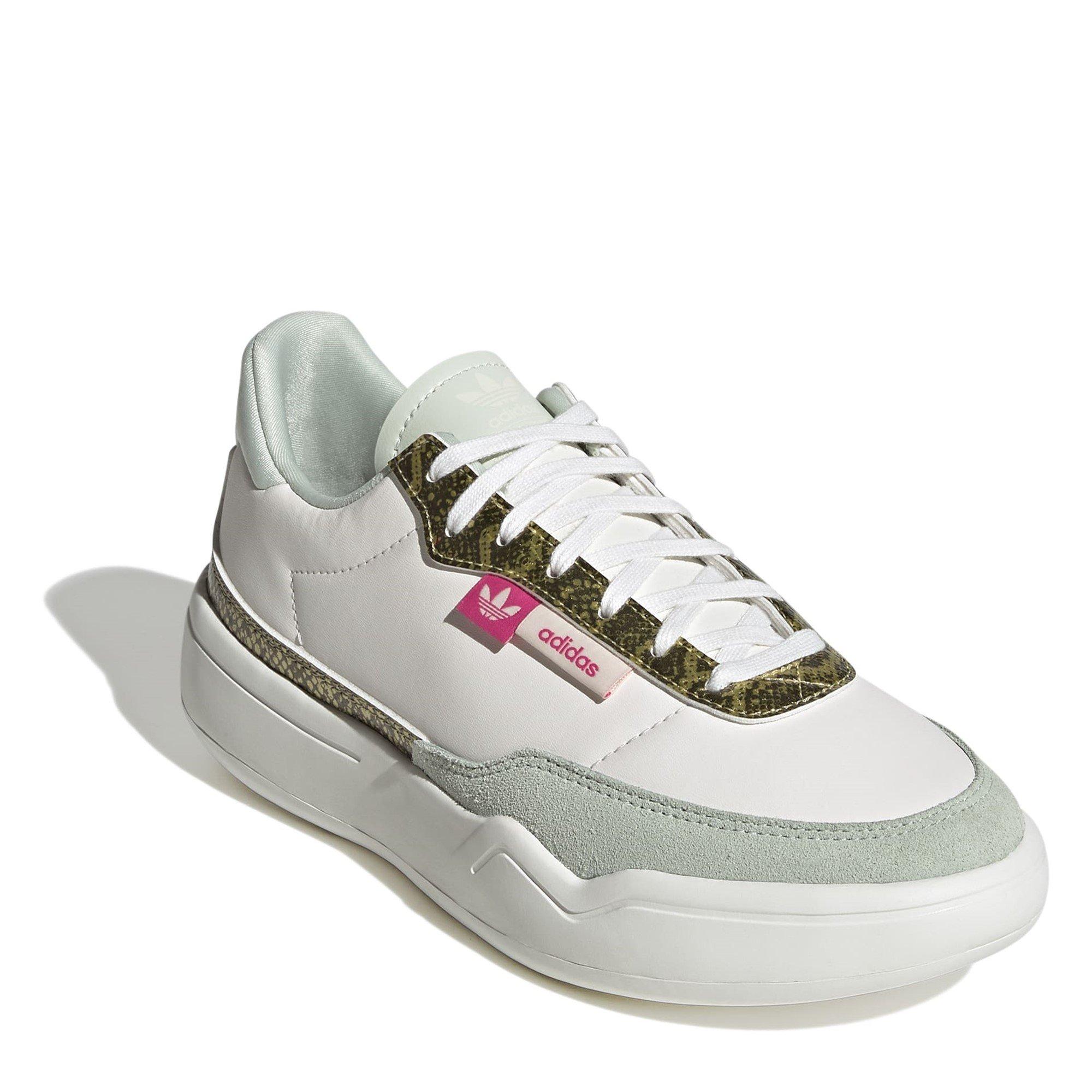 White - adidas Originals - Her Court Trainers - 3