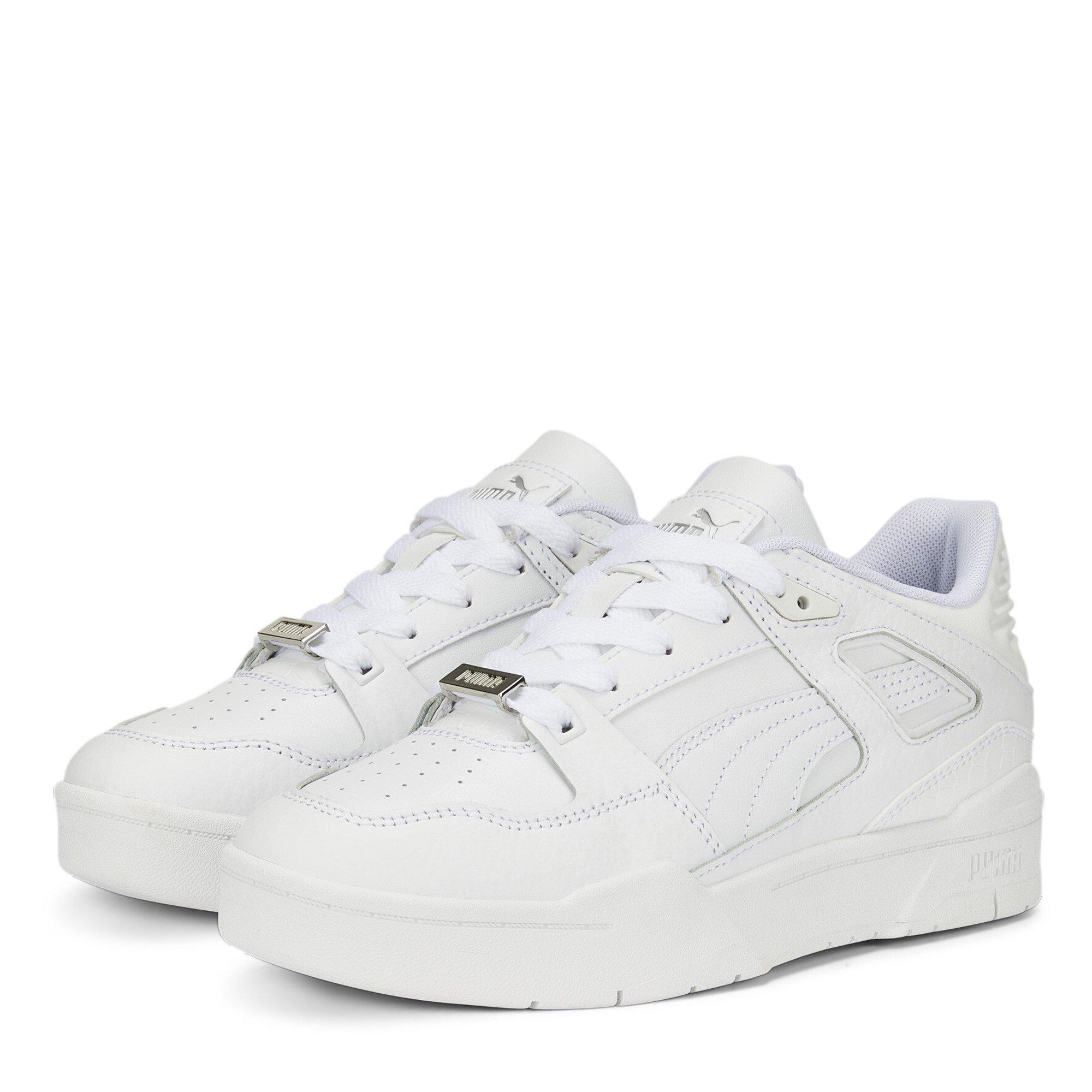 Blanco - Puma - Women's Slipstream Leather Casual Low-Top Trainers - 1