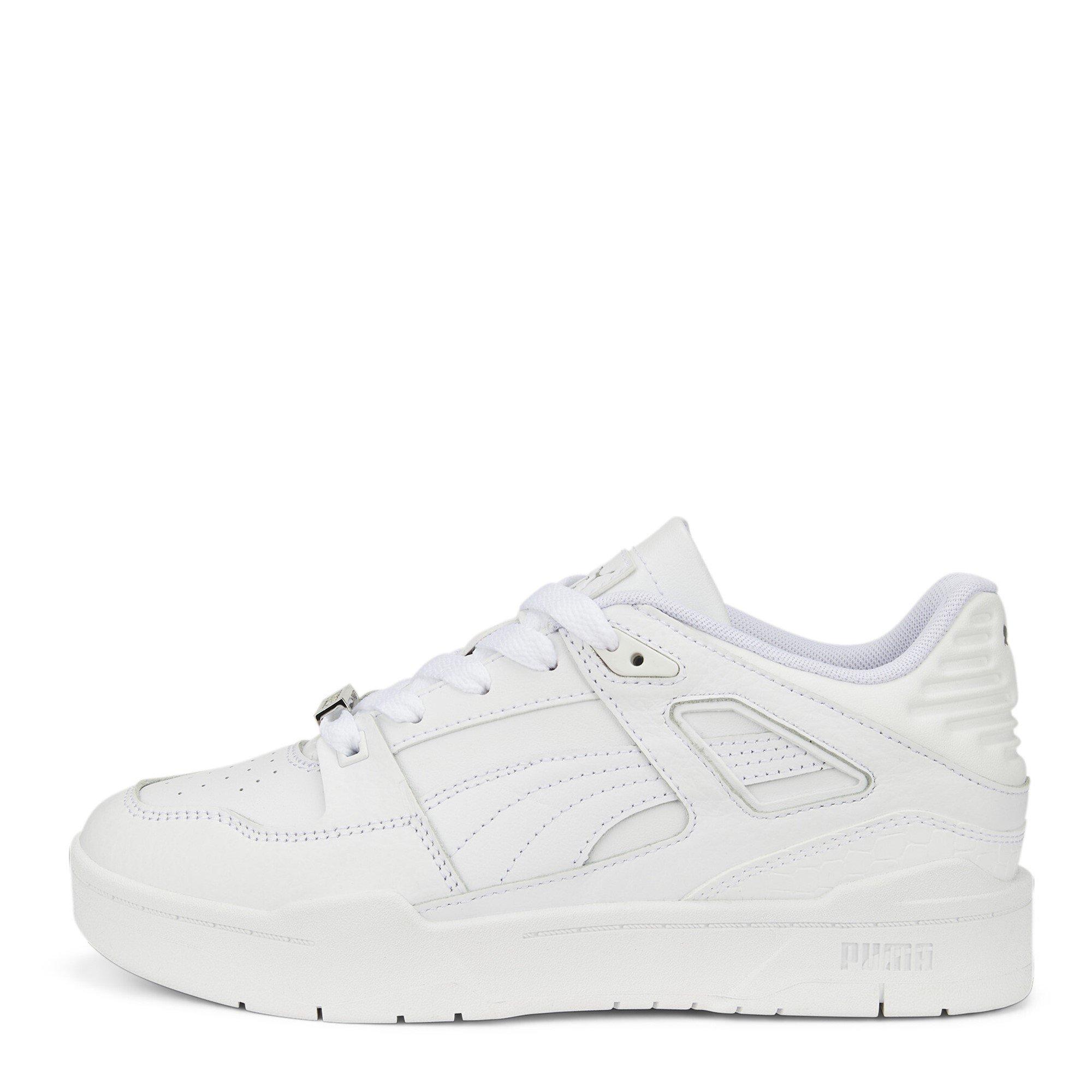 Blanco - Puma - Women's Slipstream Leather Casual Low-Top Trainers - 2