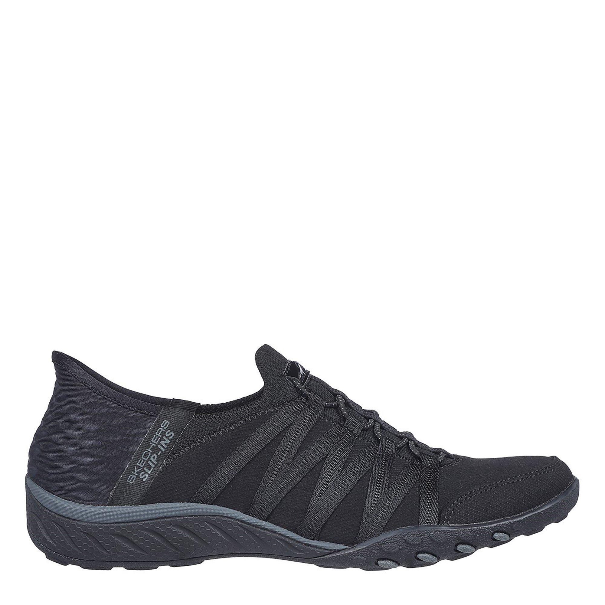 Negro - Skechers - Slip-Ins: Breathe-Easy - Roll-With-Me - 3