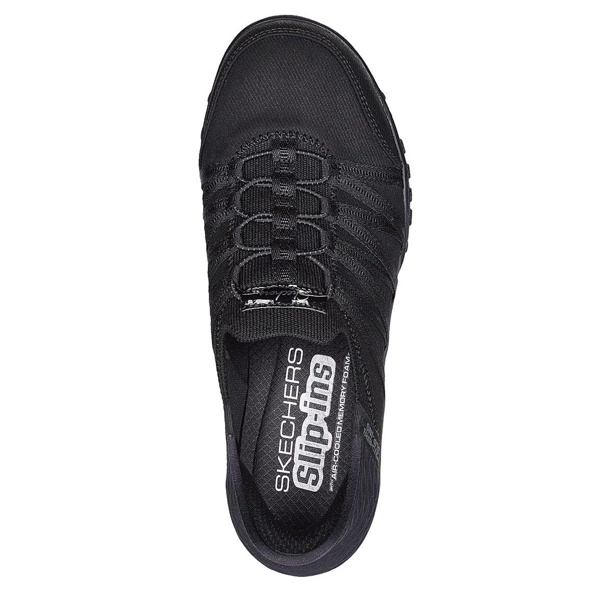 Negro - Skechers - Slip-Ins: Breathe-Easy - Roll-With-Me - 5
