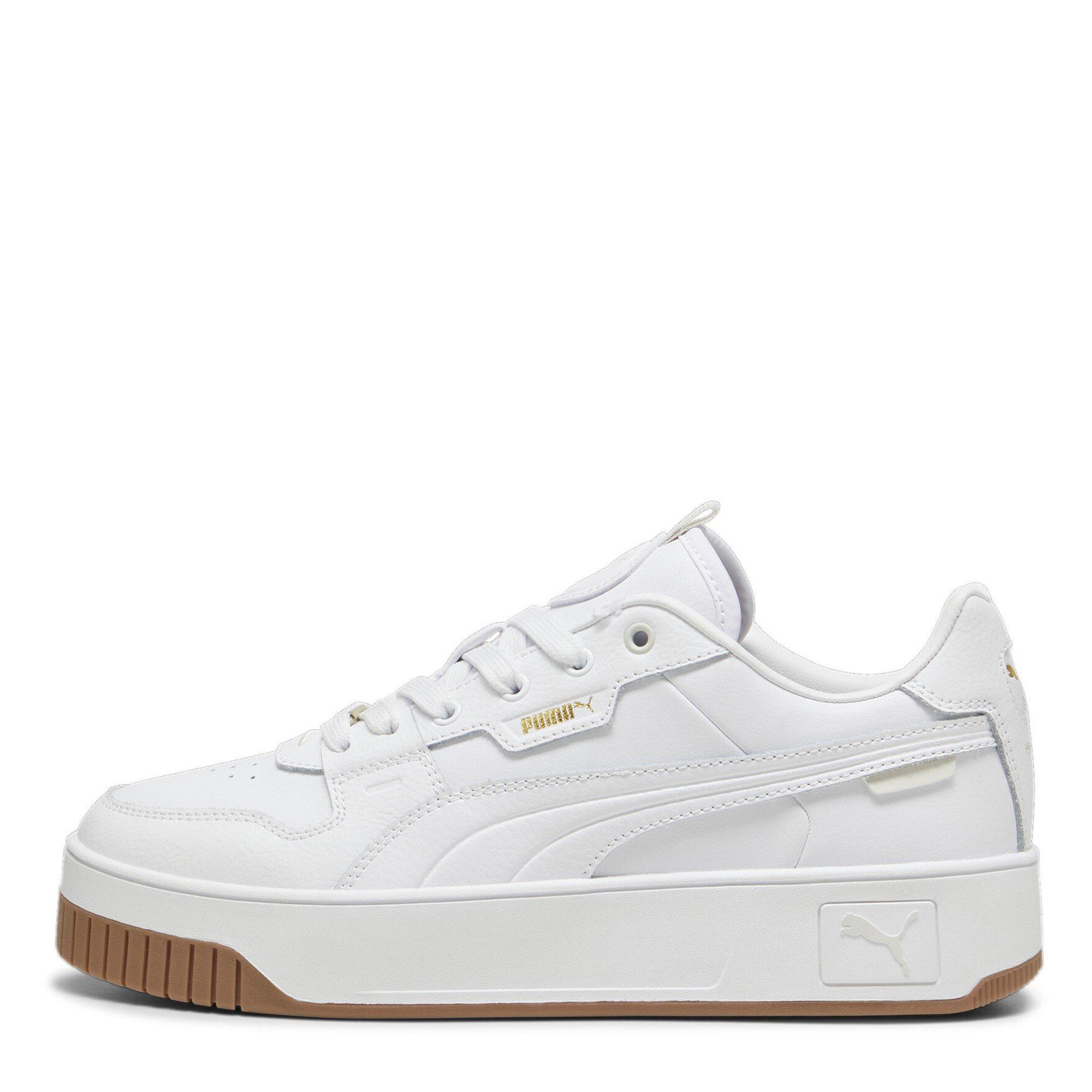 Weiß/Kaugummi - Puma - Women's Carina Street Lux Low-Top Trainers - 2