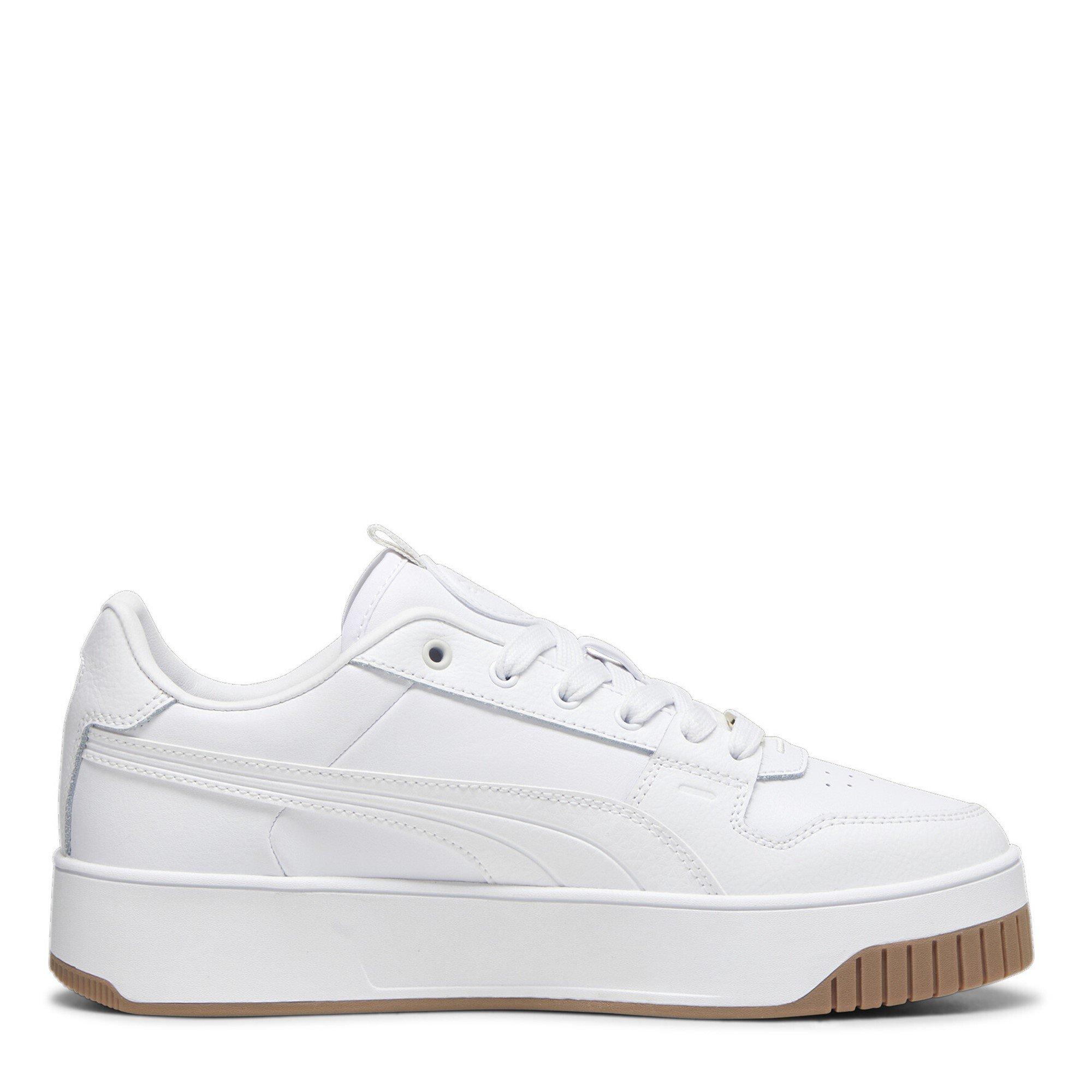 Weiß/Kaugummi - Puma - Women's Carina Street Lux Low-Top Trainers - 4