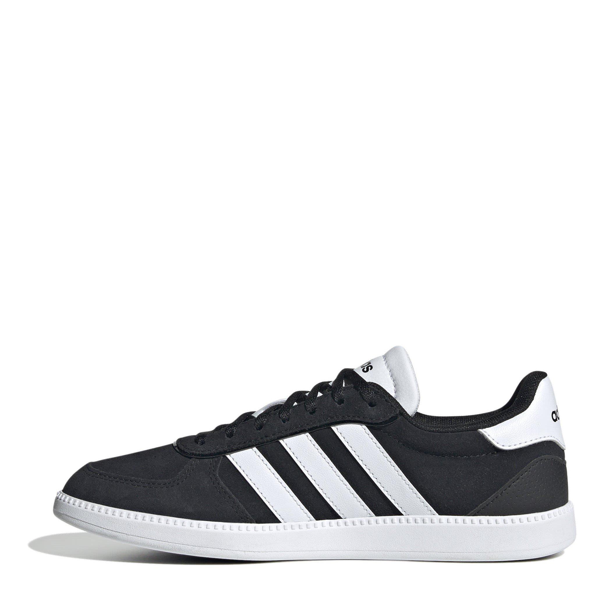 Preto/Branco - adidas - Breaknet Sleek Suede Womens Shoes - 2
