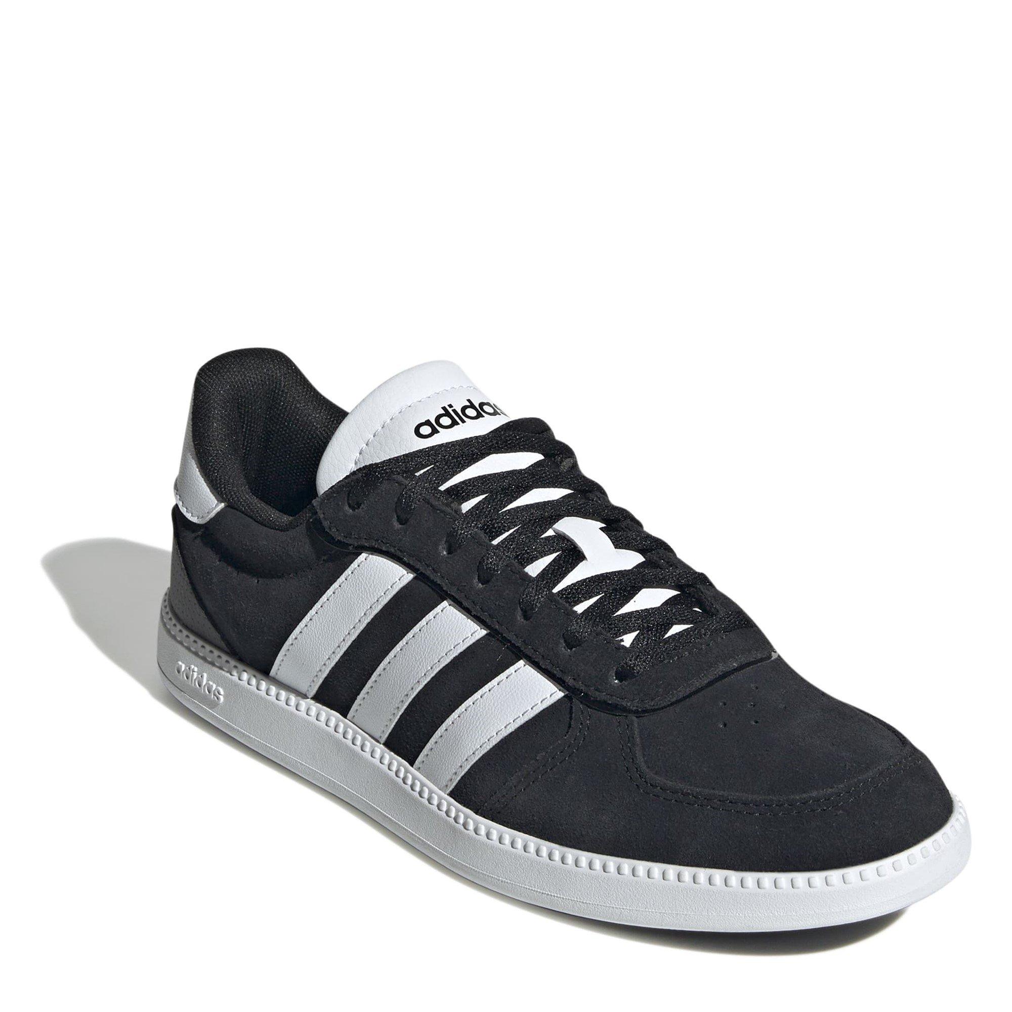 Preto/Branco - adidas - Breaknet Sleek Suede Womens Shoes - 3