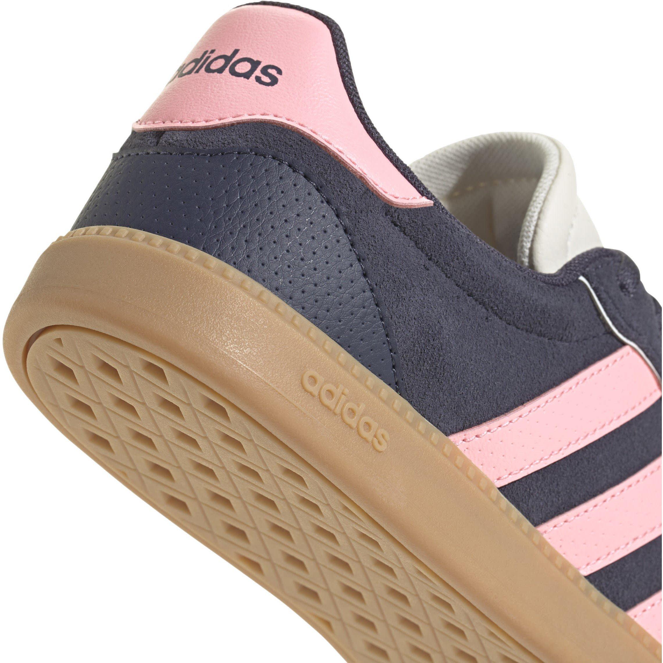 Marinho/Rosa/Goma - adidas - Breaknet Sleek Suede Womens Shoes - 8