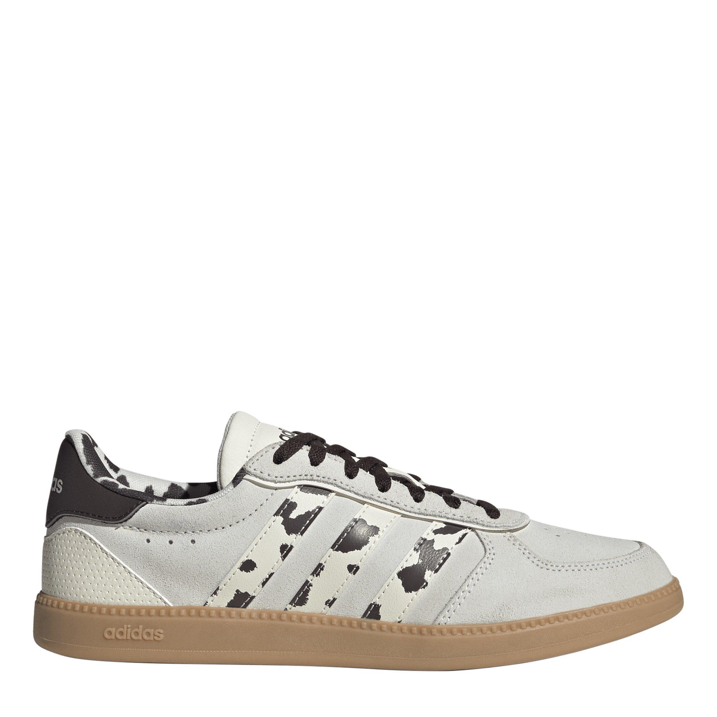 Adidas Women's Breaknet Sleek Suede Shoes - Off Wht/Cow - 6 (39.3)