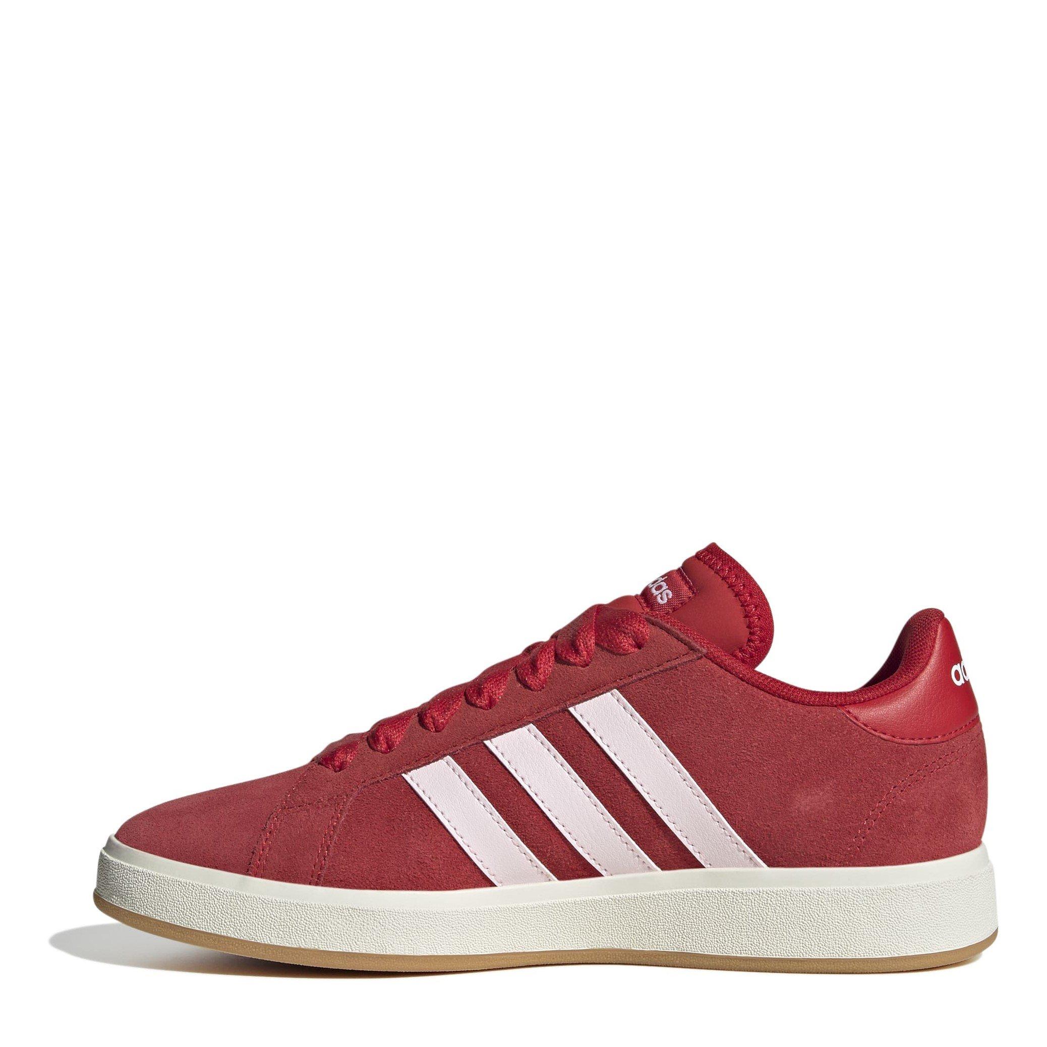 Scarlet/Pink - adidas - Grand Court Base 00s Womens Trainers - 2