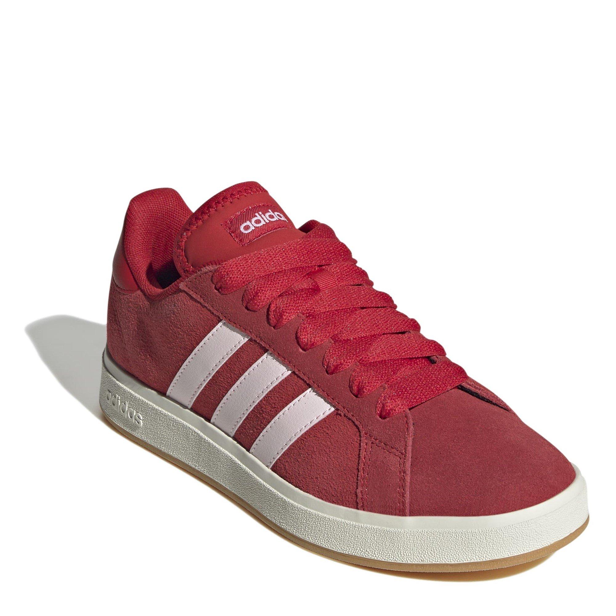 Scarlet/Pink - adidas - Grand Court Base 00s Womens Trainers - 3