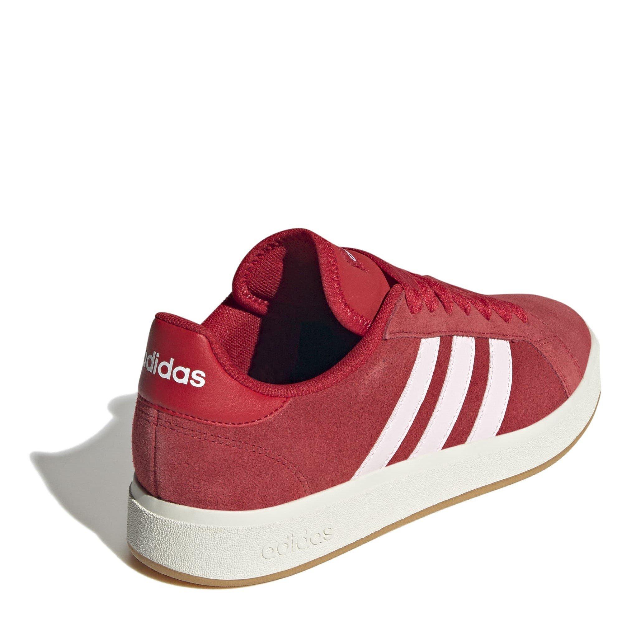 Scarlet/Pink - adidas - Grand Court Base 00s Womens Trainers - 4