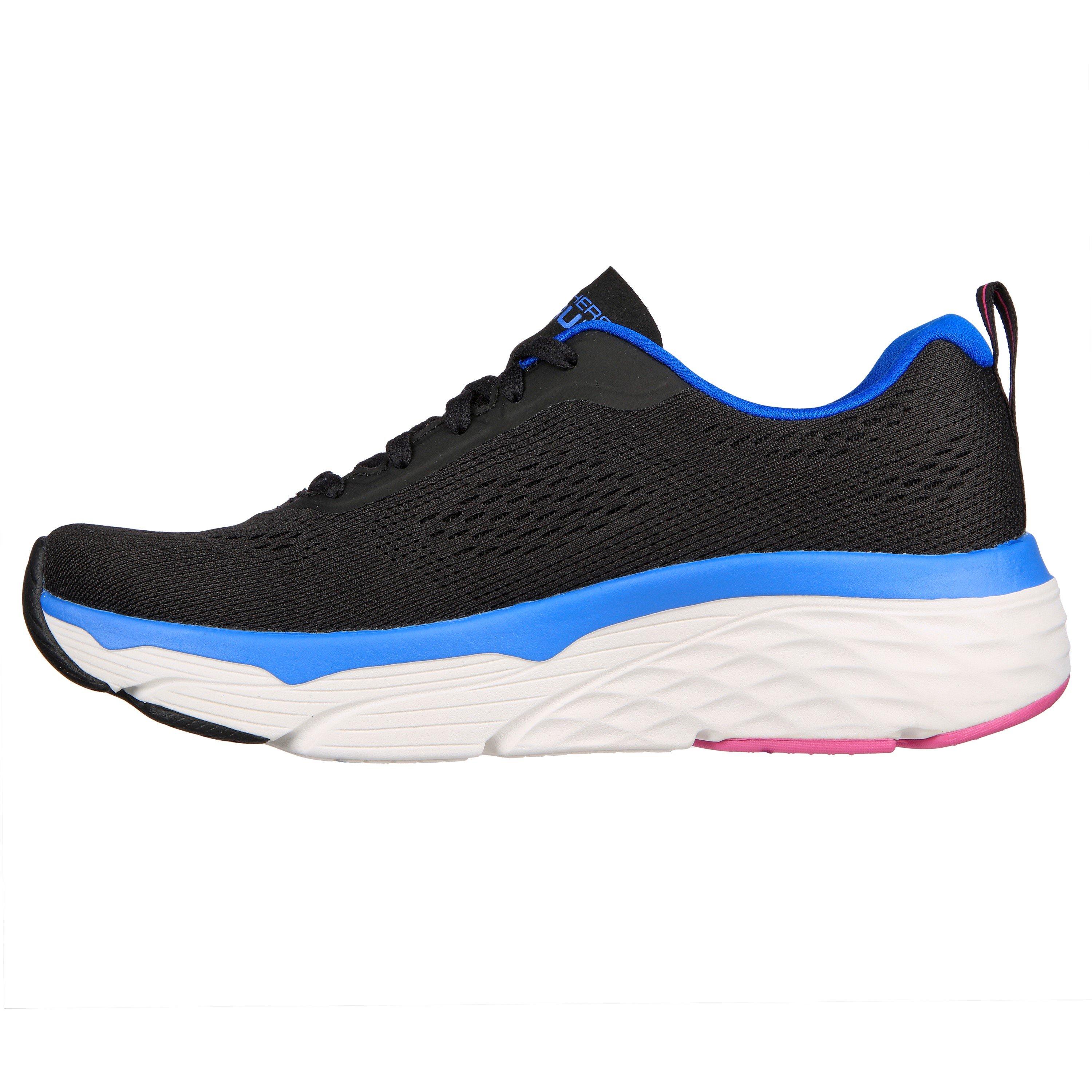 Black/ Blue - Skechers - Max Cushioning Elite Casual Low-Top Trainers - 4