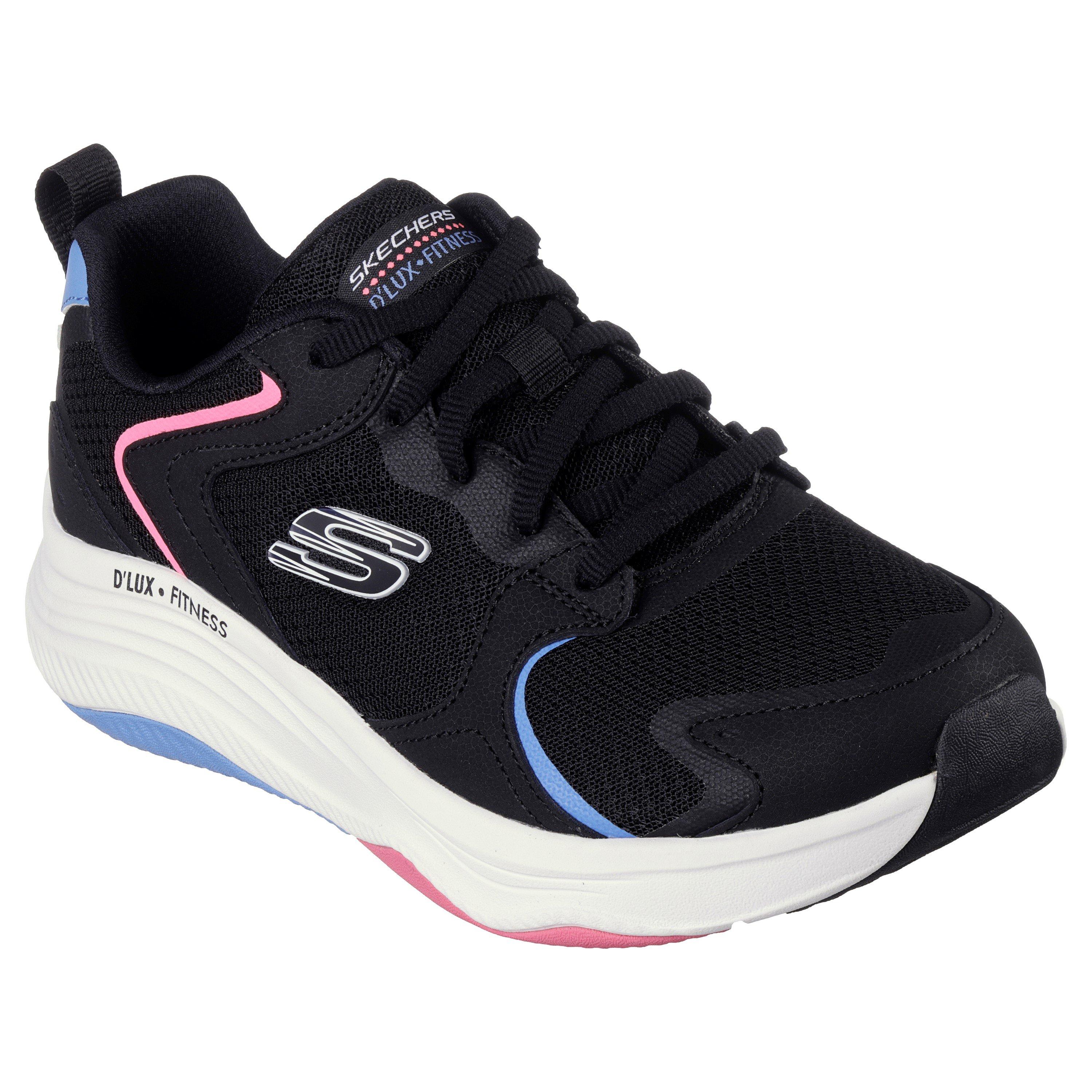 Black/Multi - Skechers - Women's D Lux Fitness Modest Flow Runner - 1