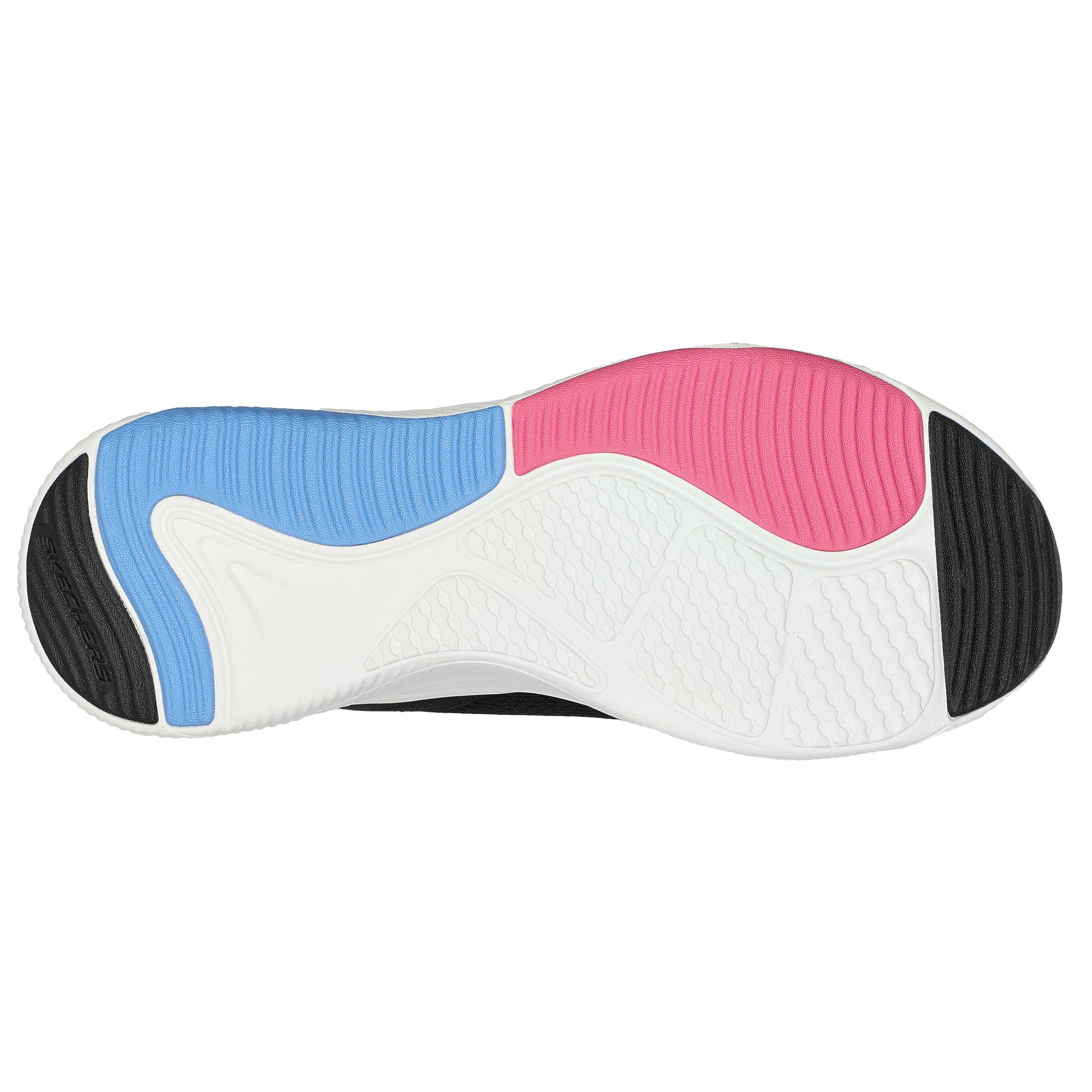 Black/Multi - Skechers - Women's D Lux Fitness Modest Flow Runner - 3