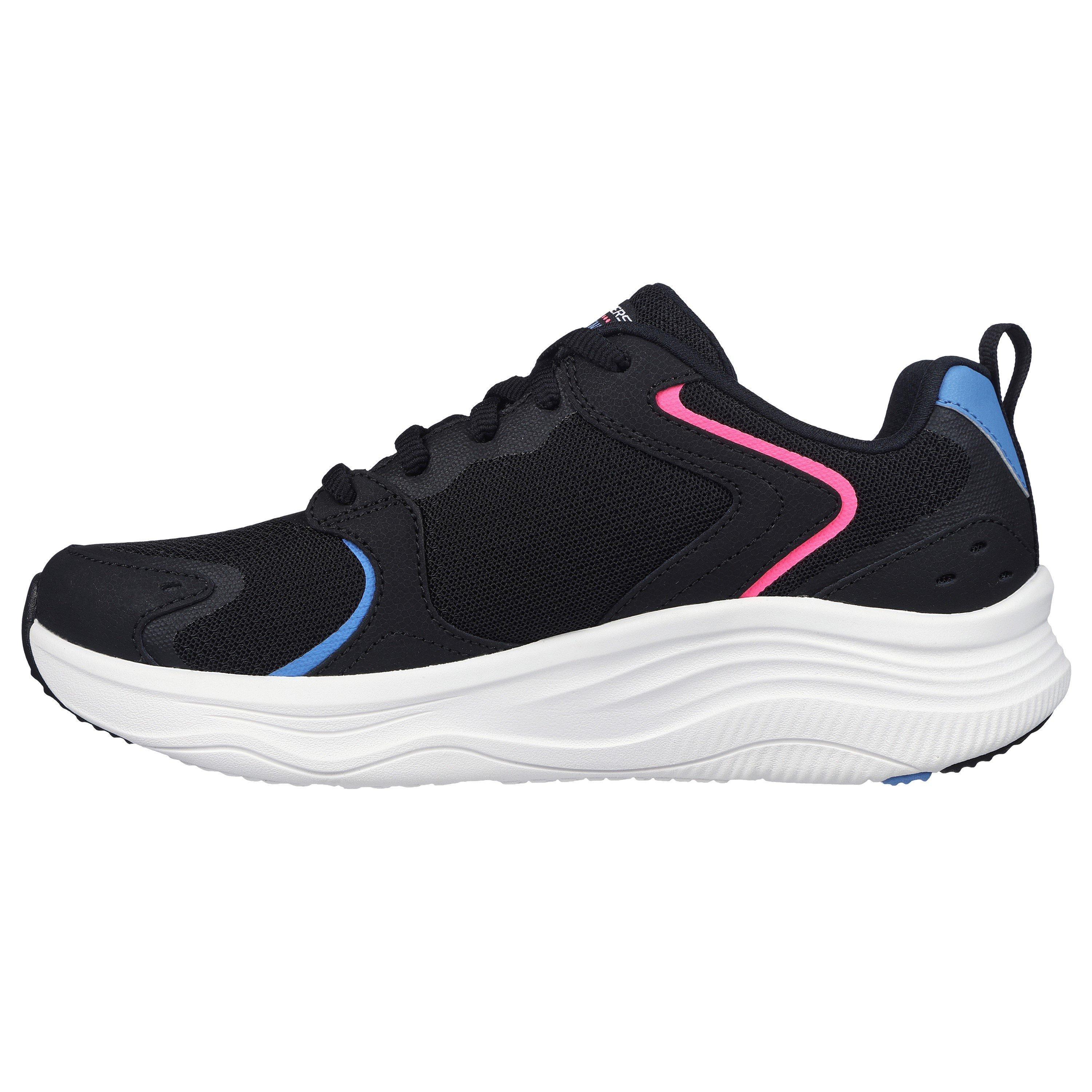 Black/Multi - Skechers - Women's D Lux Fitness Modest Flow Runner - 4
