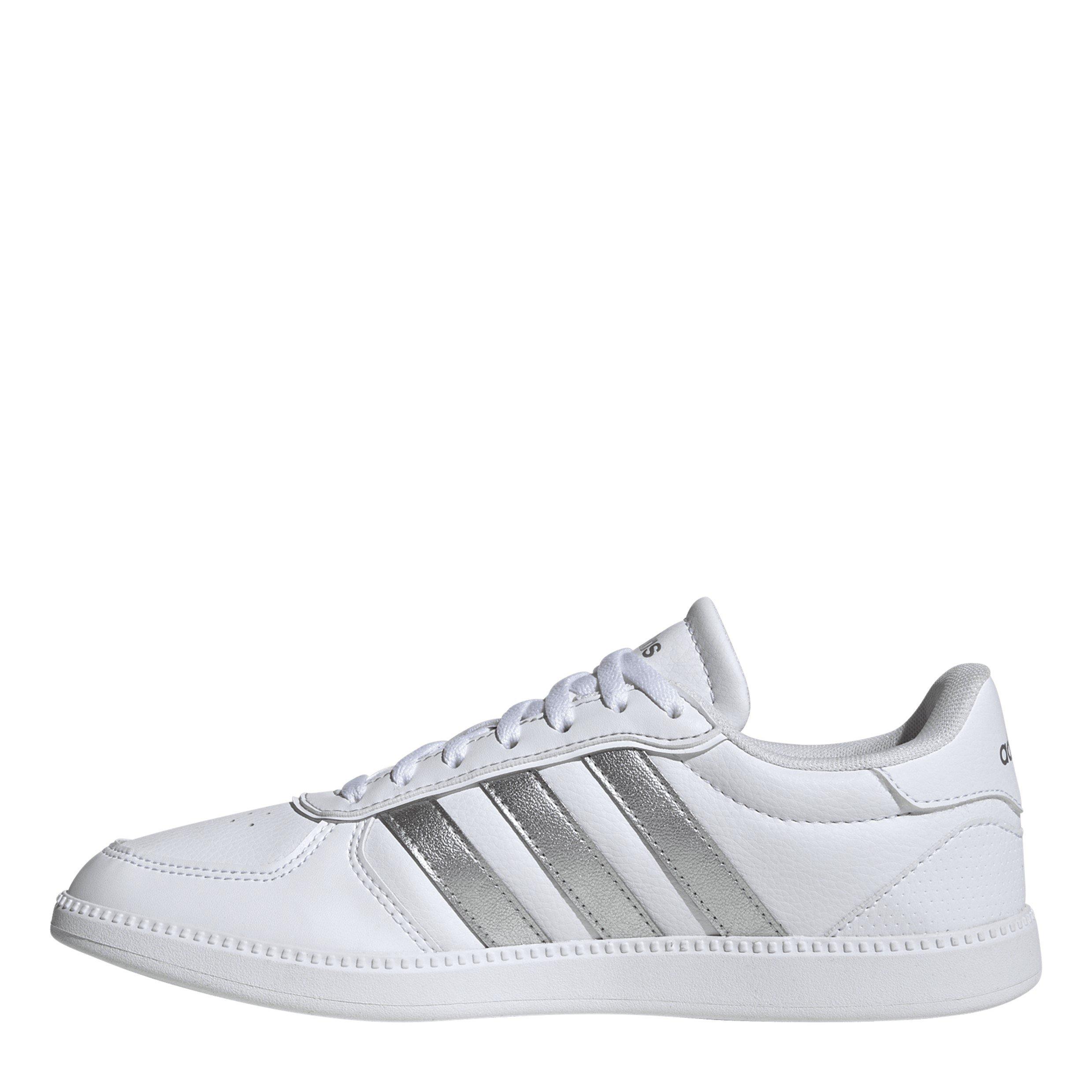 Wit/Zilver - adidas - Breaknet Sleek Trainers Womens - 2