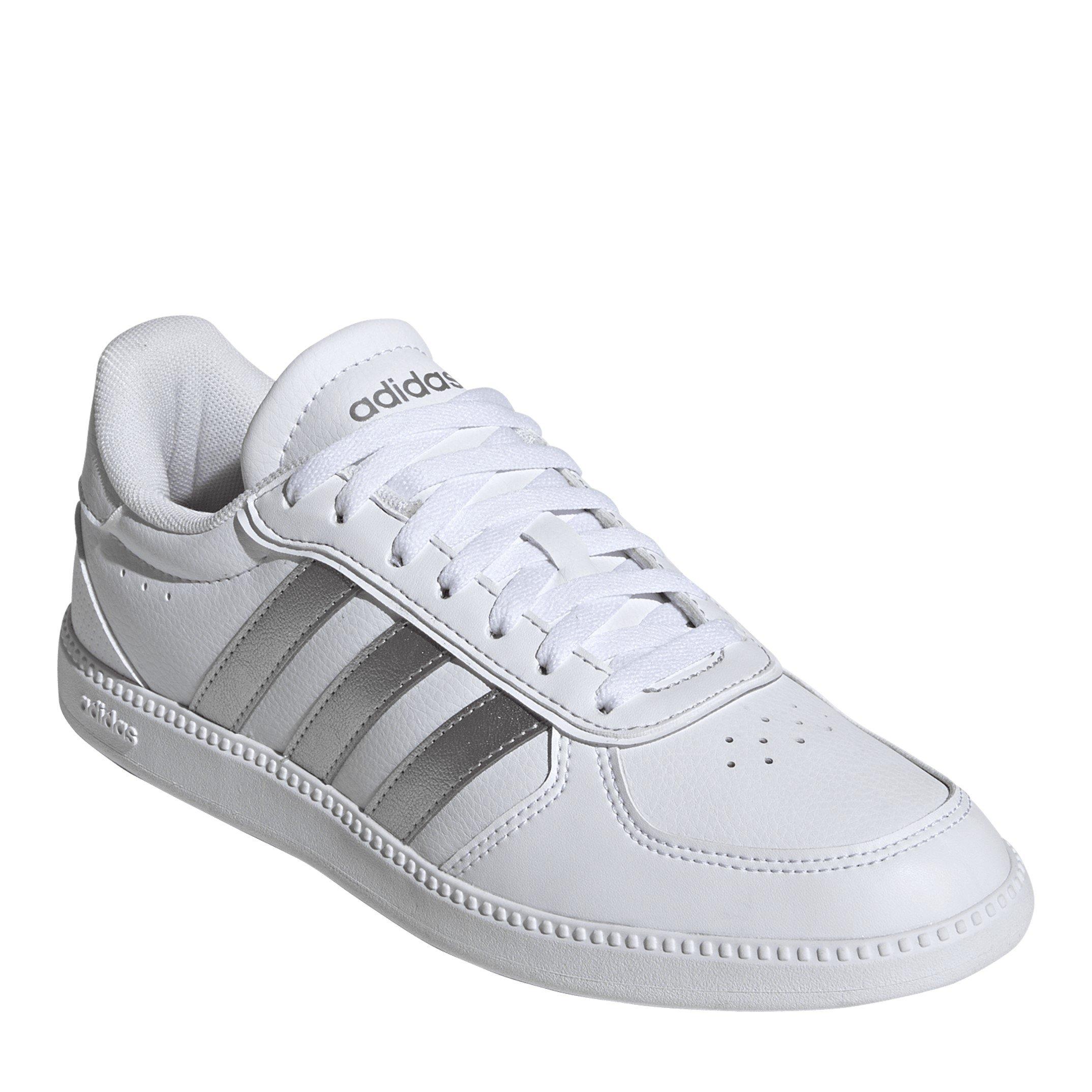 Wit/Zilver - adidas - Breaknet Sleek Trainers Womens - 3