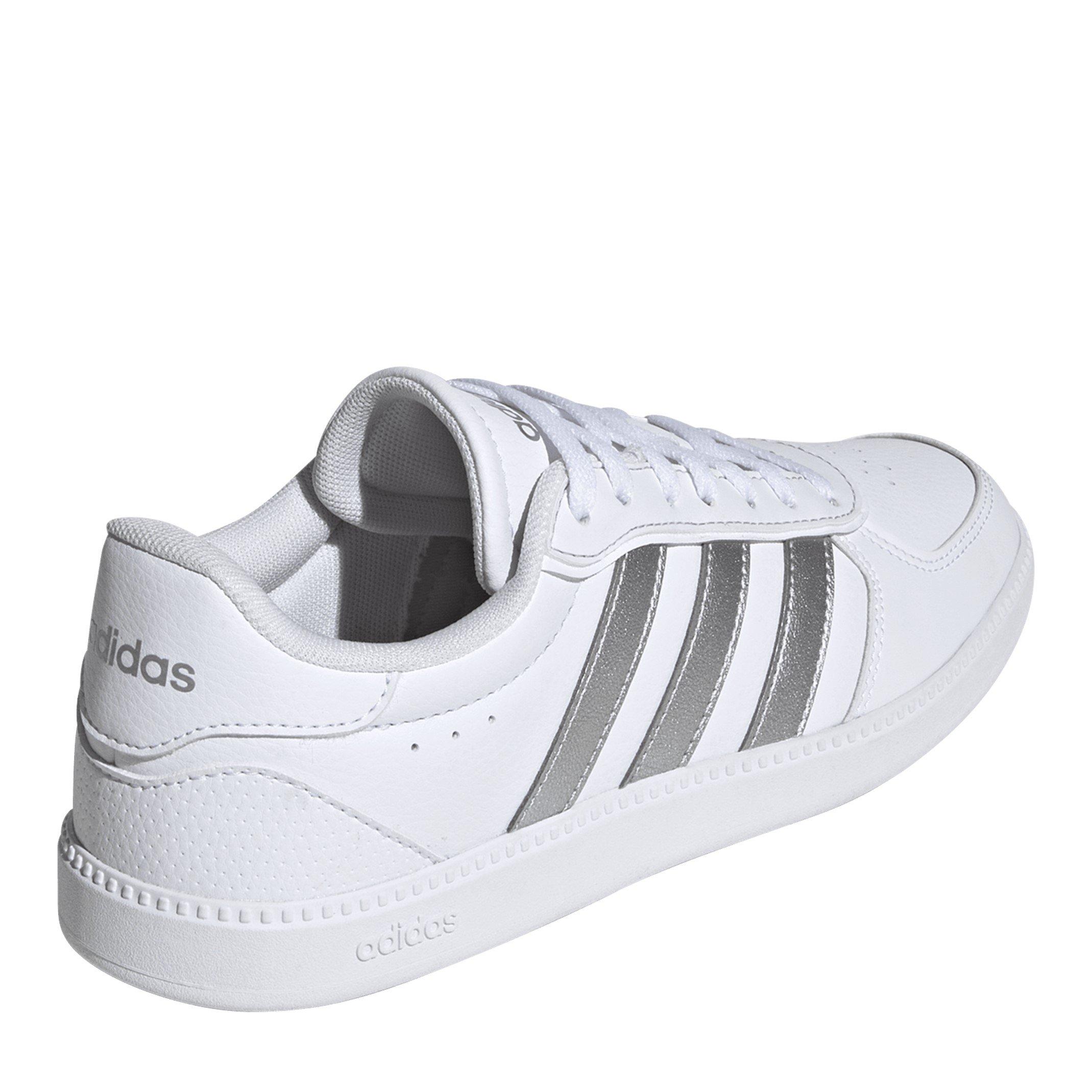 Wit/Zilver - adidas - Breaknet Sleek Trainers Womens - 4