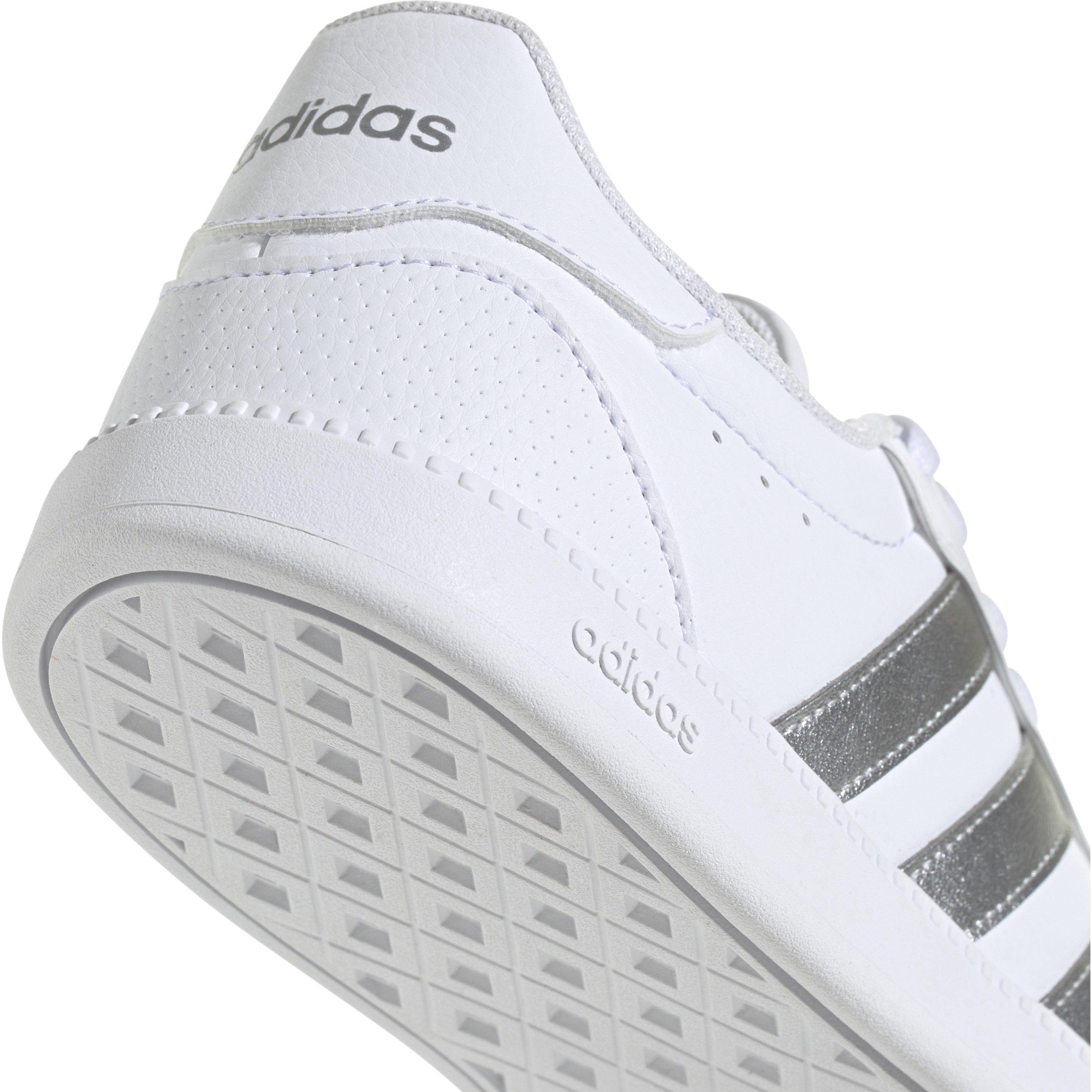 Wit/Zilver - adidas - Breaknet Sleek Trainers Womens - 8