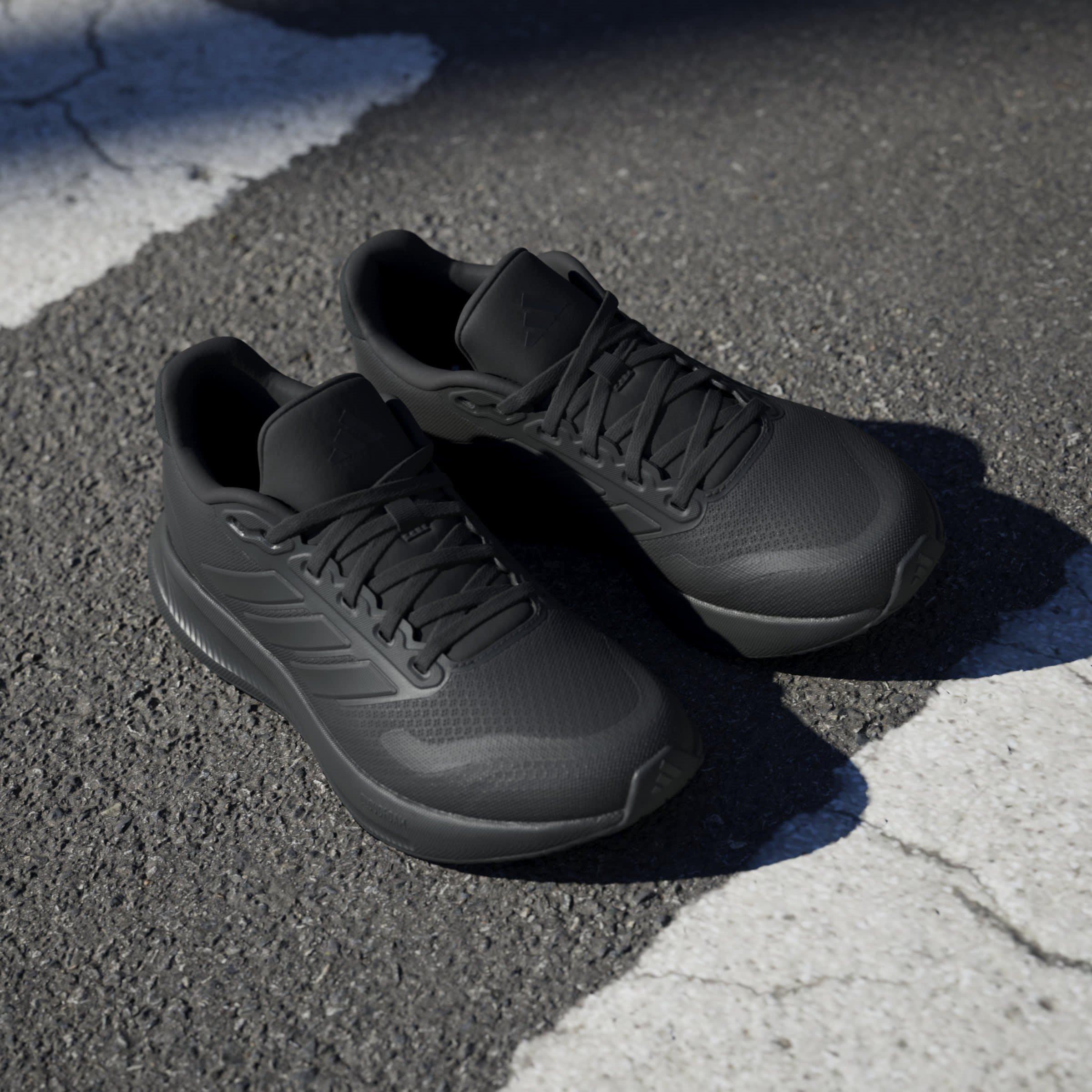 Triple Black - adidas - Runfalcon 5 Womens Running Shoes - 15