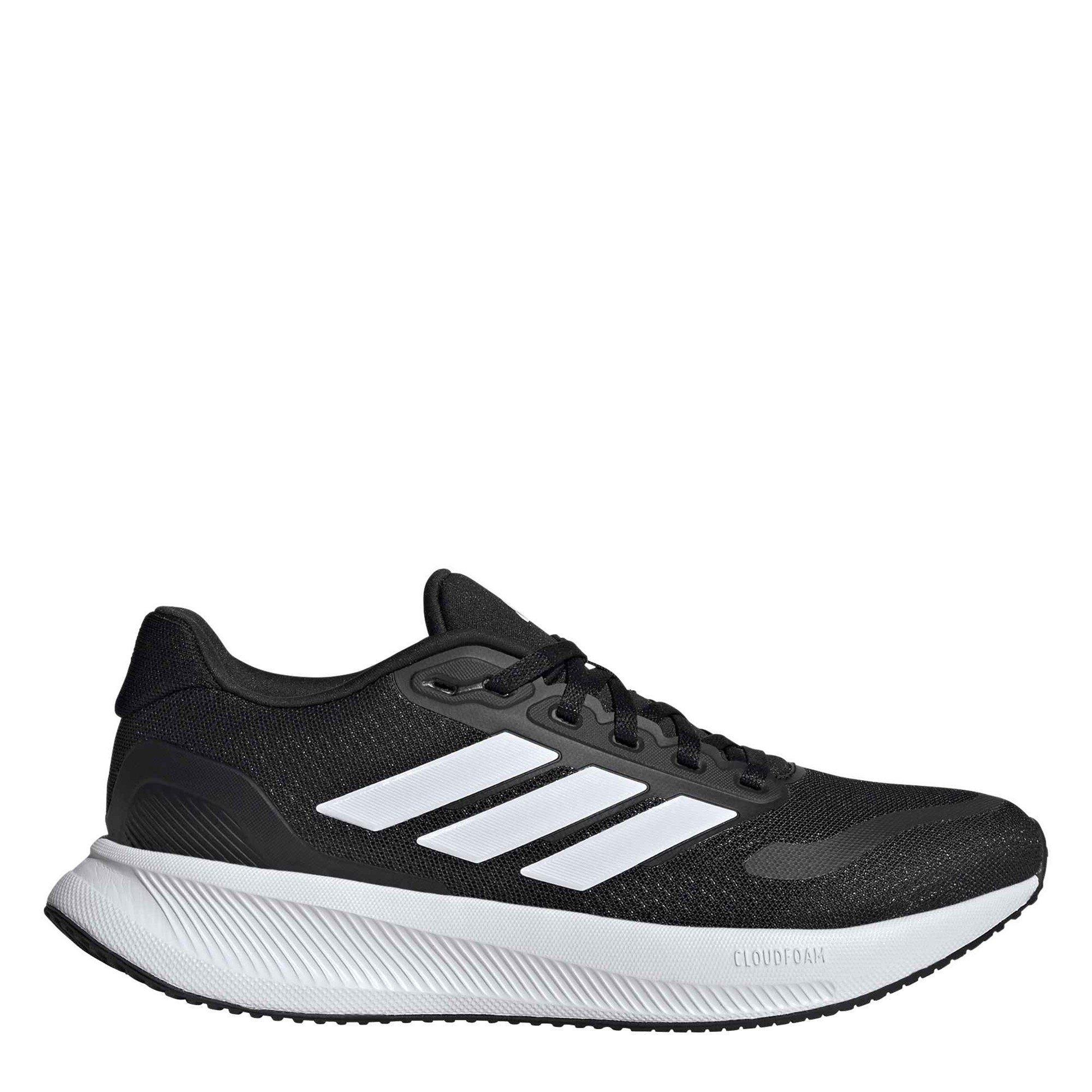Adidas Women's Runfalcon 5 Running Shoes - Black/White - 6 (39.3)