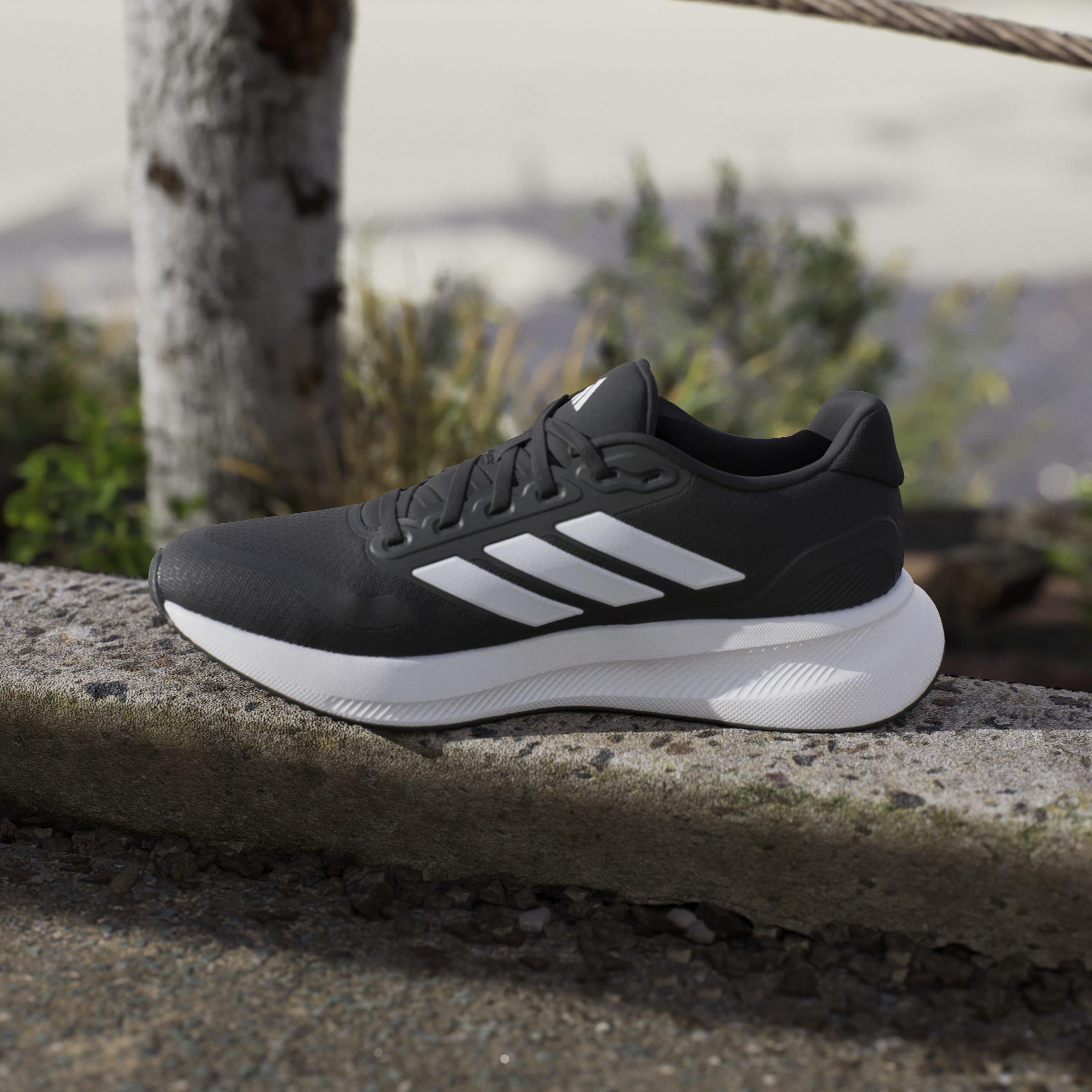Schwarz/Weiß - adidas - Runfalcon 5 Womens Running Shoes - 14