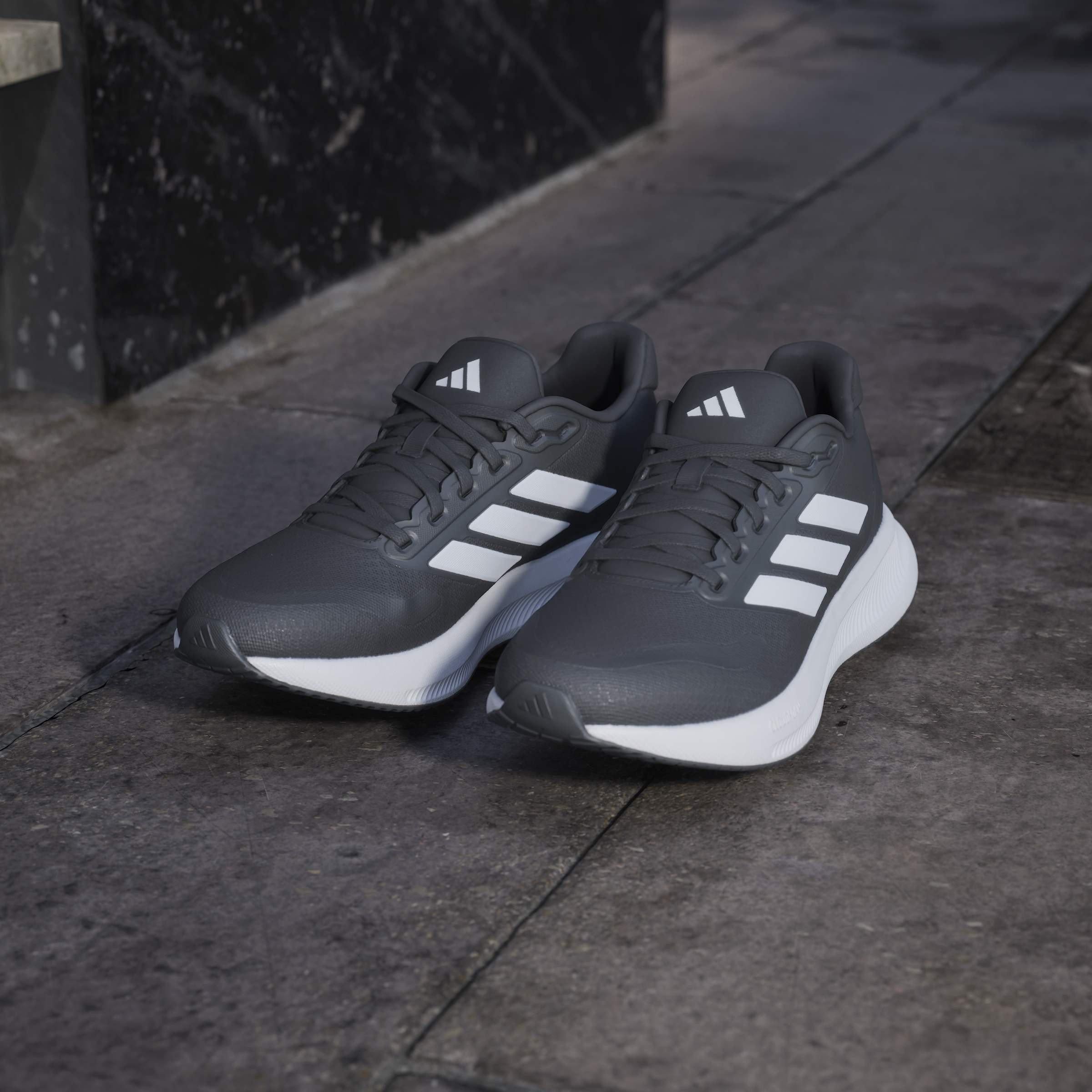 Schwarz/Weiß - adidas - Runfalcon 5 Womens Running Shoes - 15