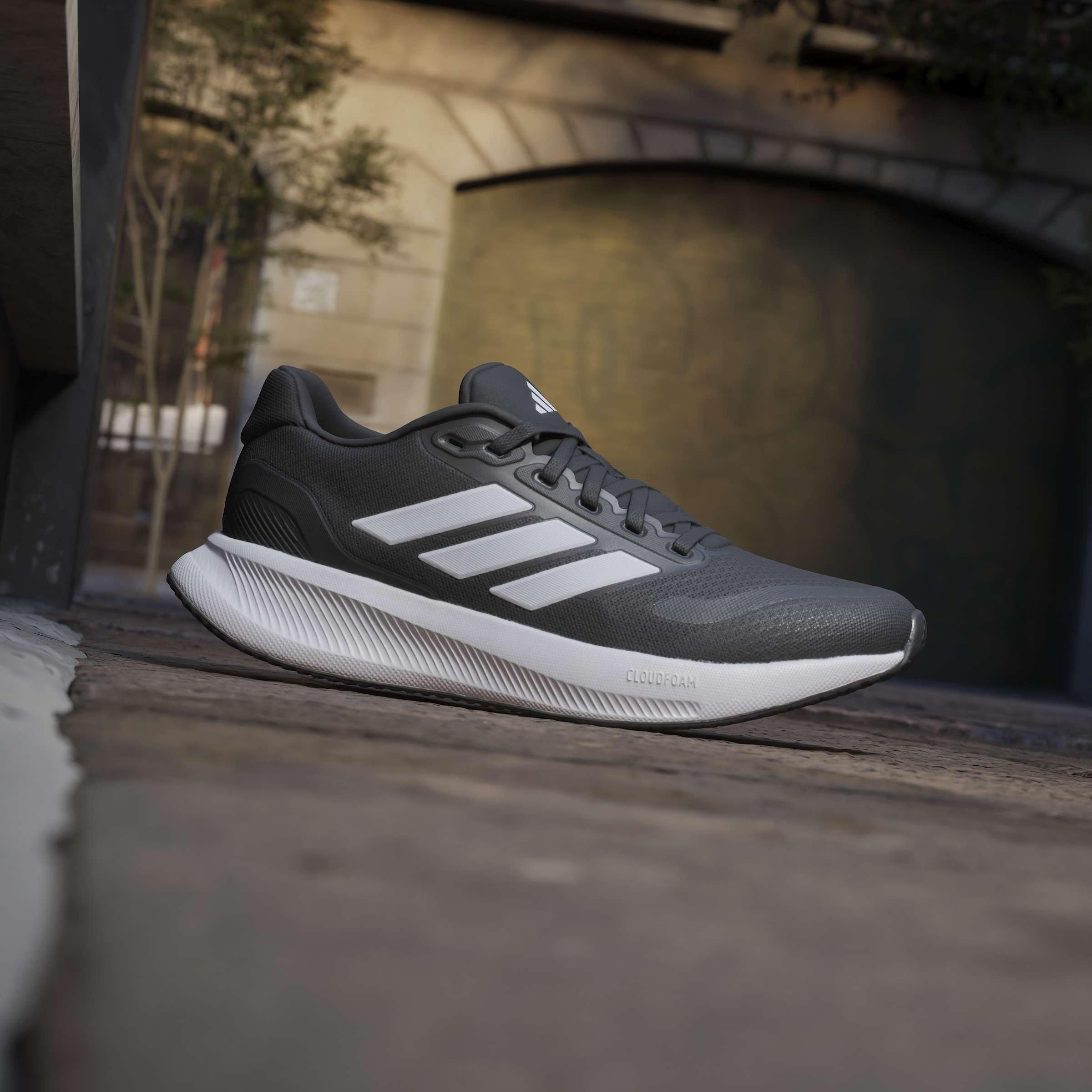 Schwarz/Weiß - adidas - Runfalcon 5 Womens Running Shoes - 10
