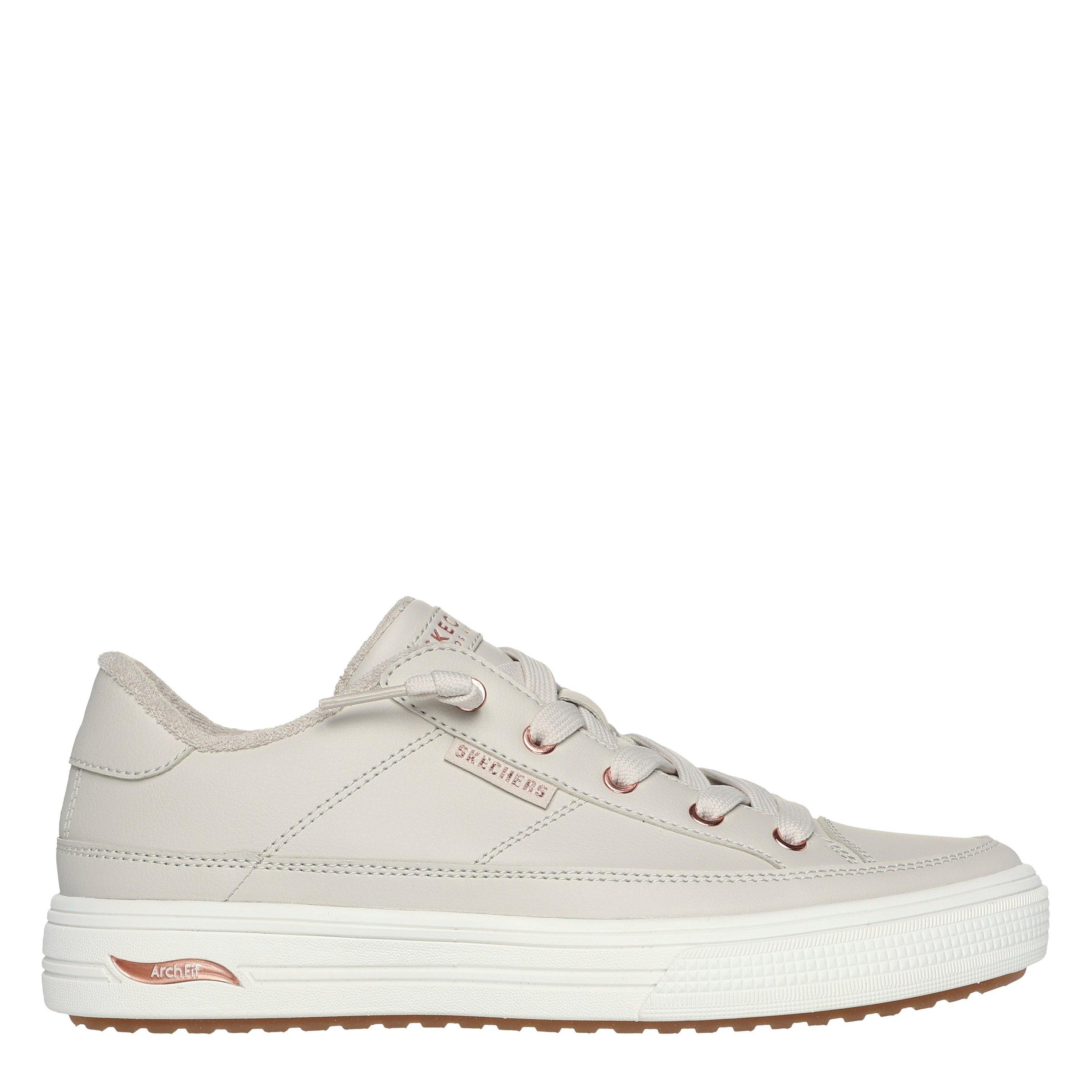 Skechers Women's Arch Fit Arcade Low-Top Trainers - Off White - 4 (37)