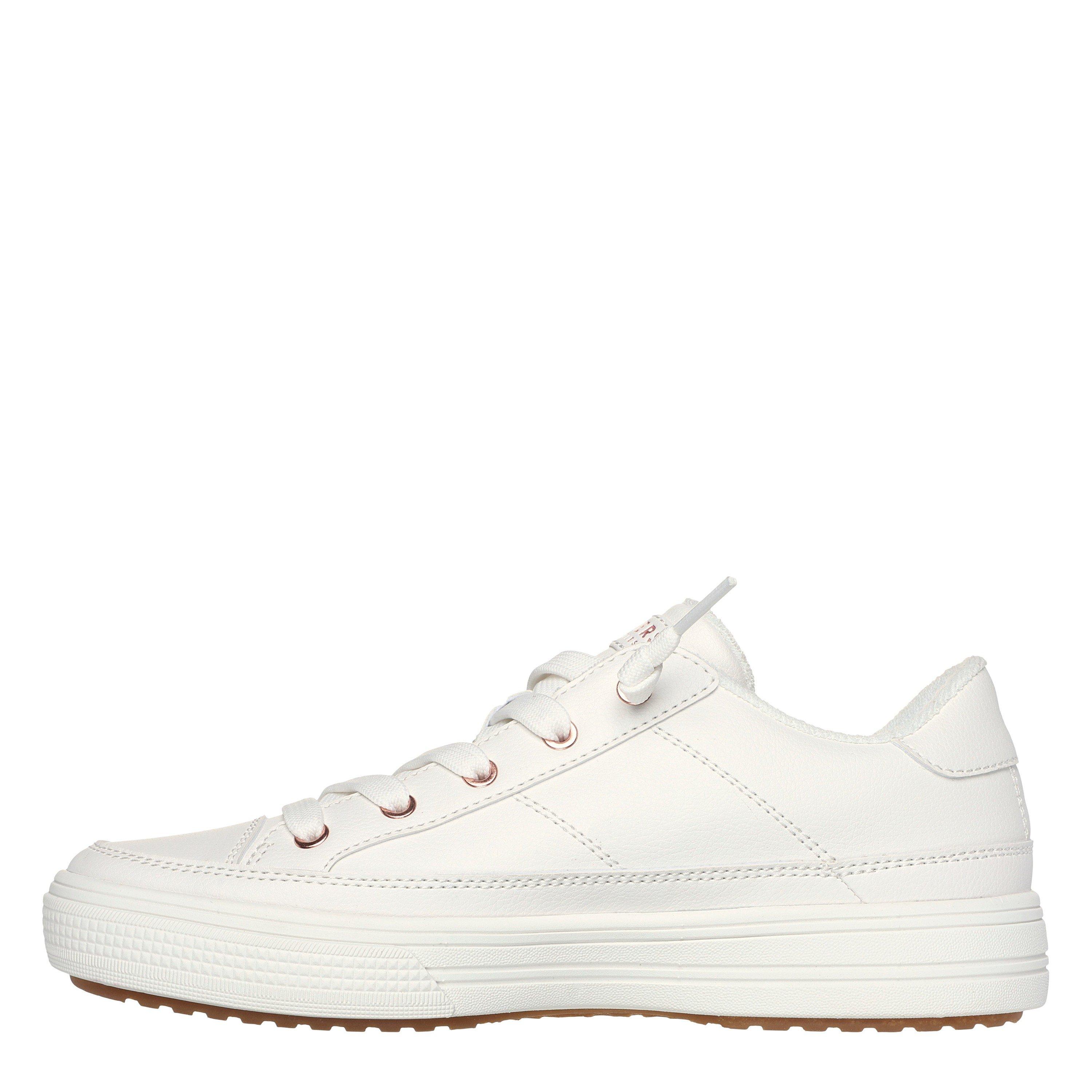 Wit/Rose Goud - Skechers - Womens Arch Fit Arcade Low-Top Trainers - 2