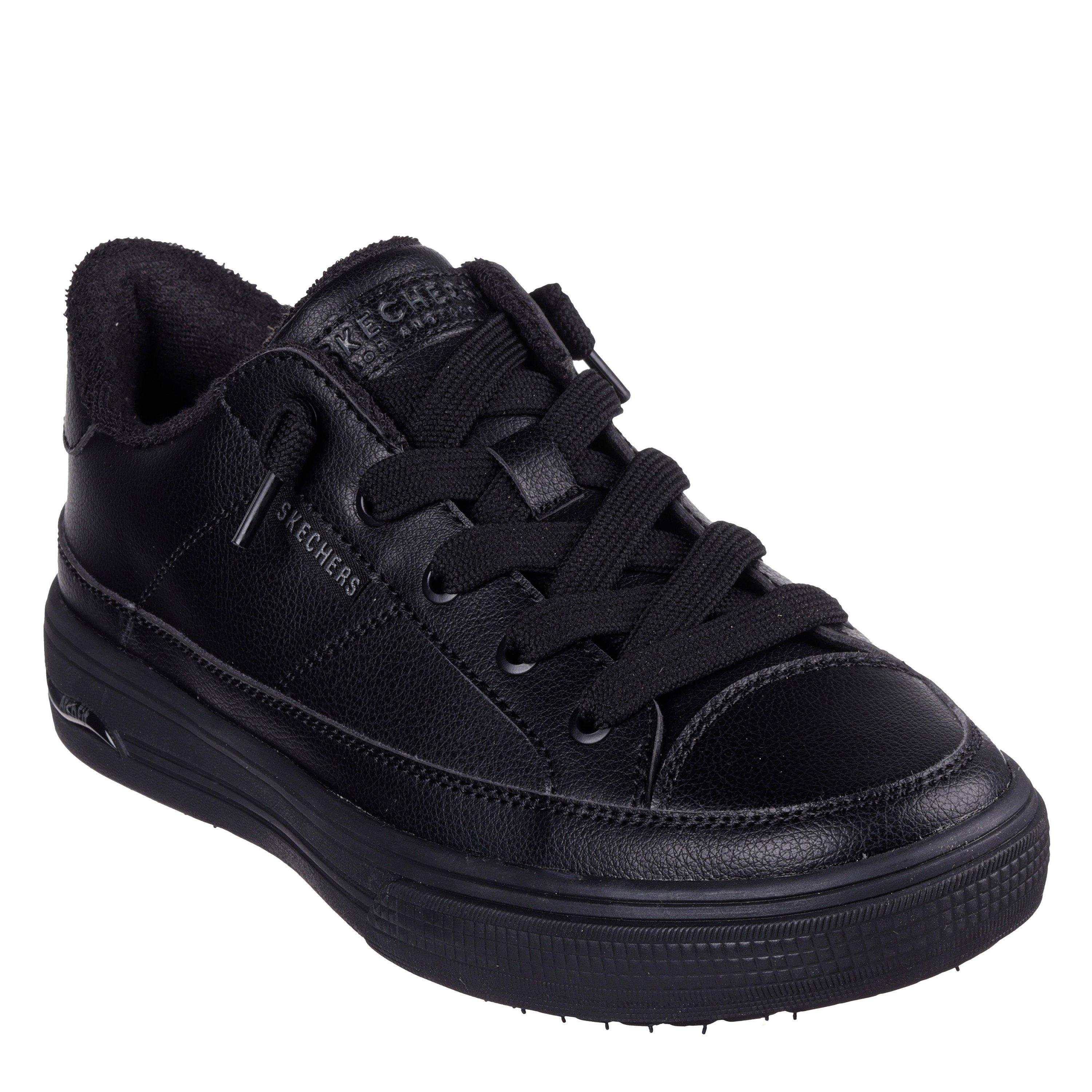 Triple Black - Skechers - Womens Arch Fit Arcade Low-Top Trainers - 3