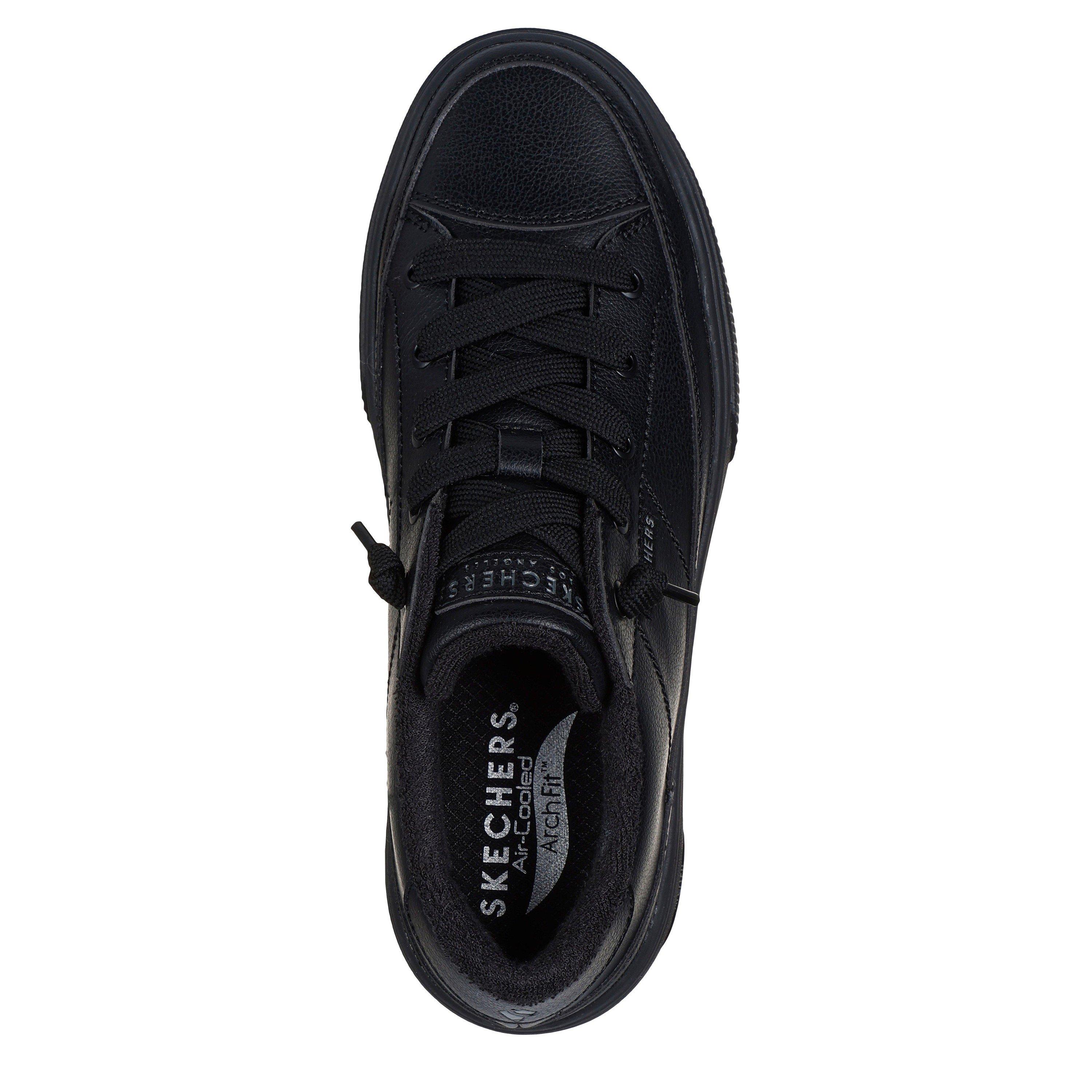 Triple Black - Skechers - Womens Arch Fit Arcade Low-Top Trainers - 4