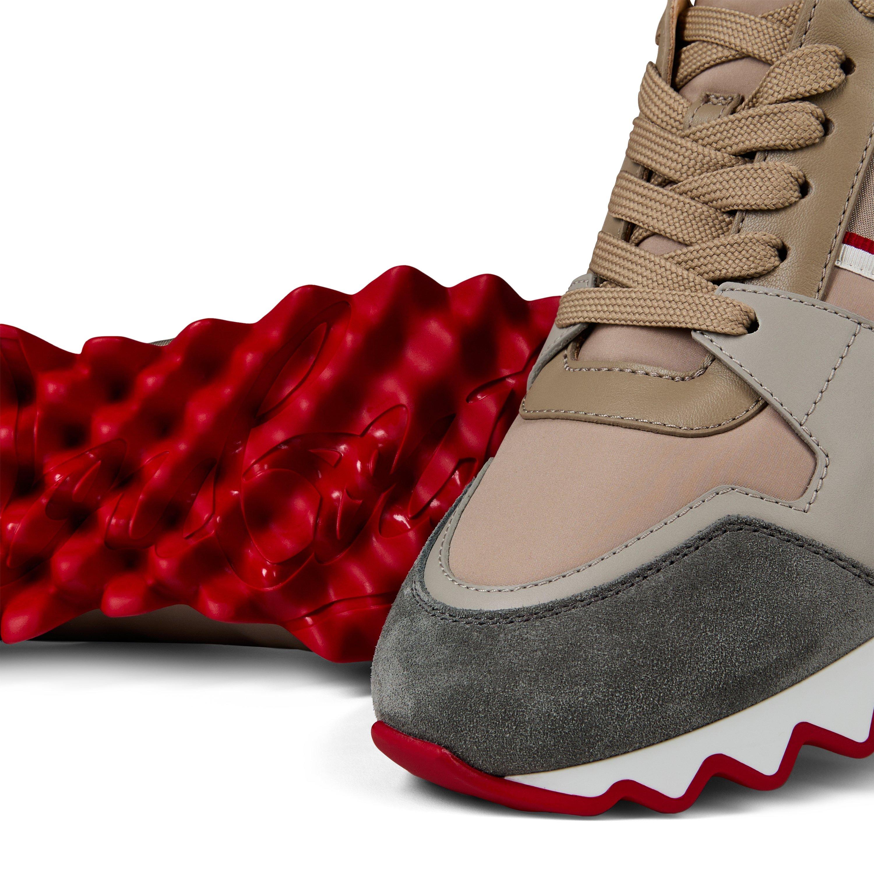 Saharienne - Christian Louboutin - Women's Nastroshark Leather Trainers - 4