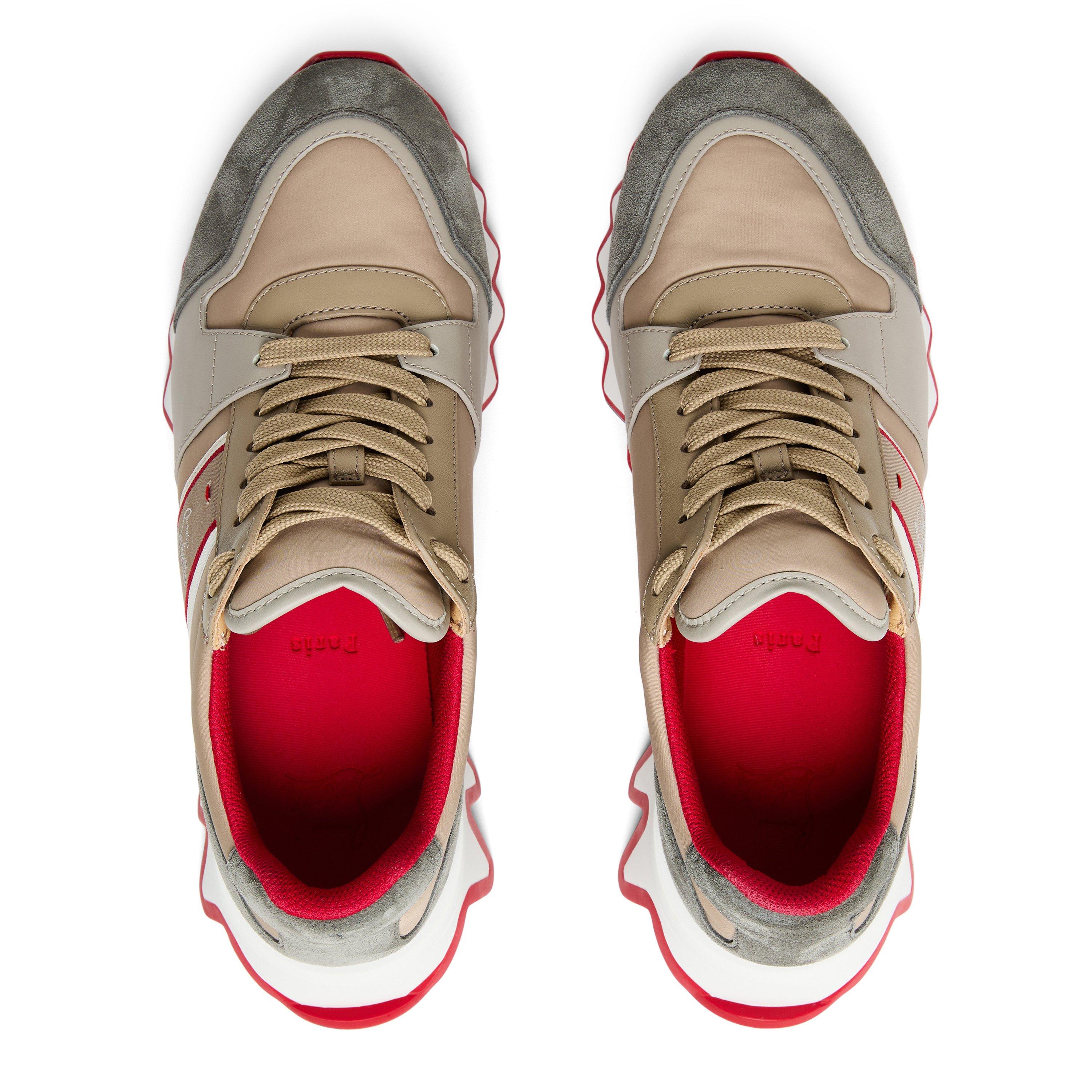 Saharienne - Christian Louboutin - Women's Nastroshark Leather Trainers - 5