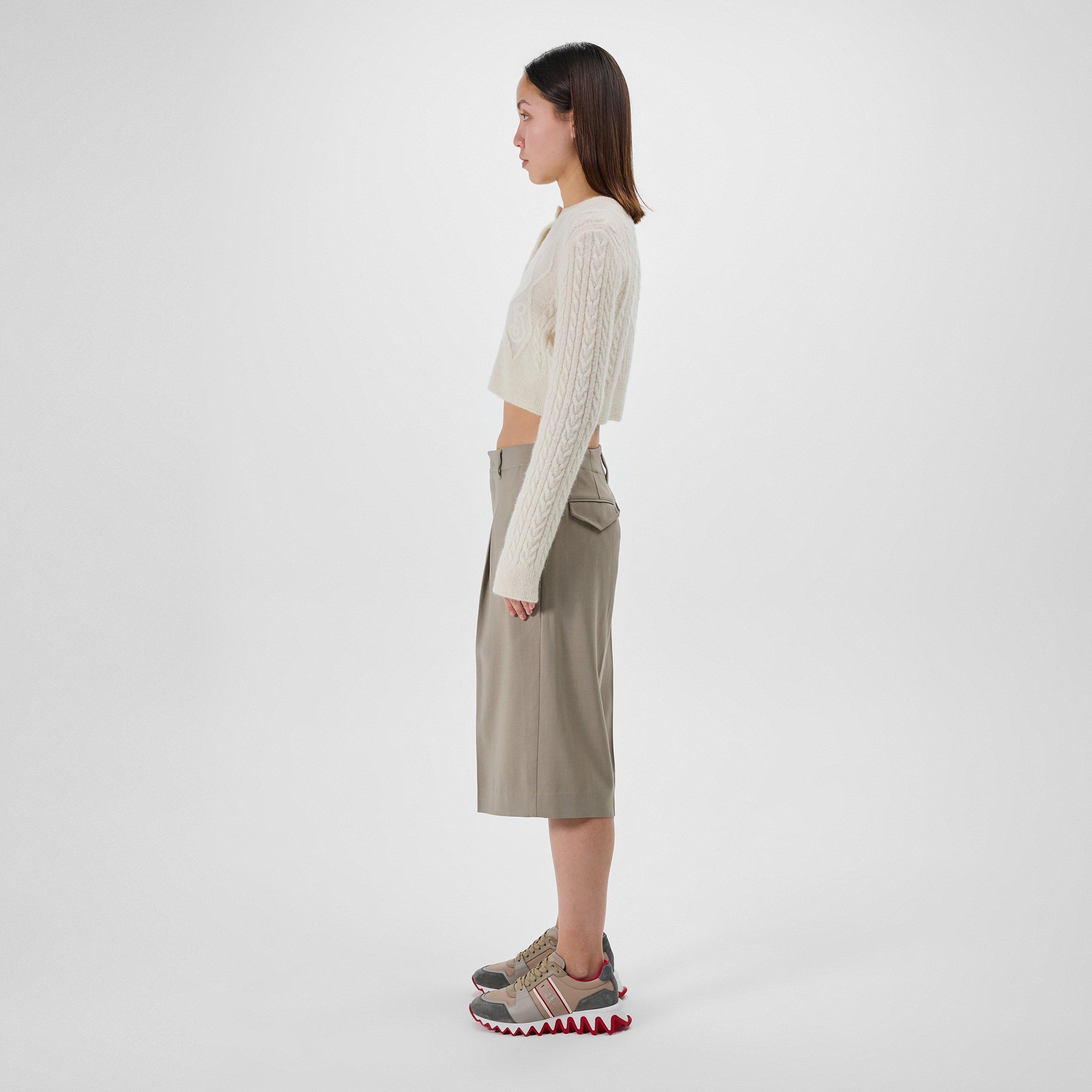 Saharienne - Christian Louboutin - Women's Nastroshark Leather Trainers - 6