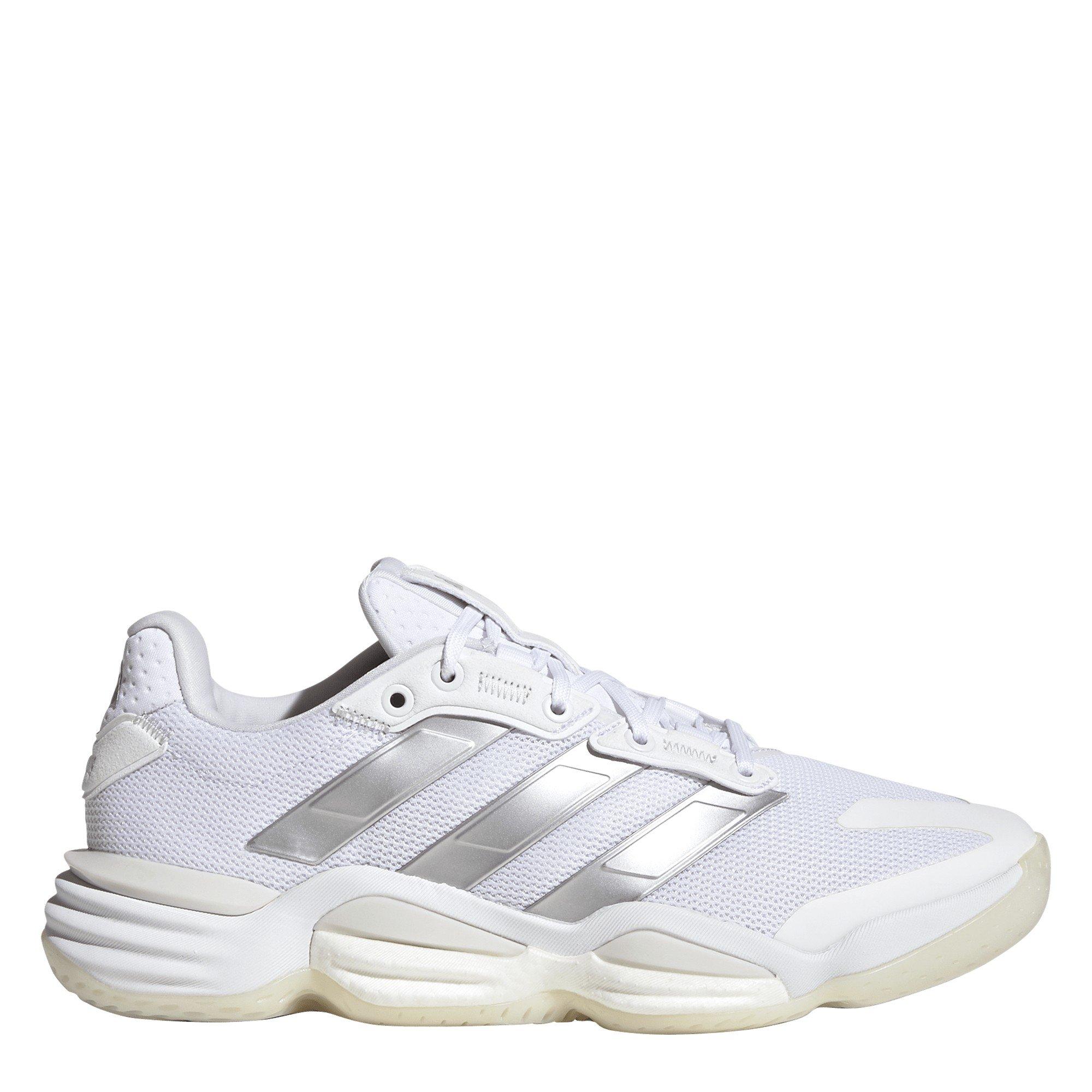 Weiß/Silber - adidas - Stabil 16 Handball Trainers Womens - 1