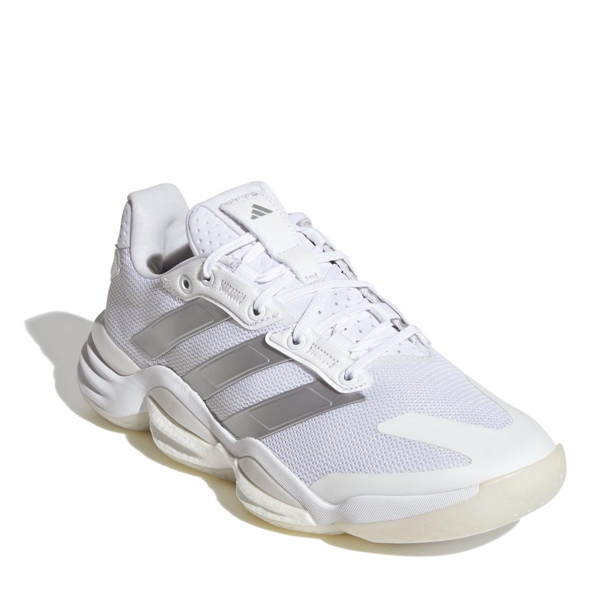 Blanco/Plata - adidas - Stabil 16 Handball Trainers Womens - 3